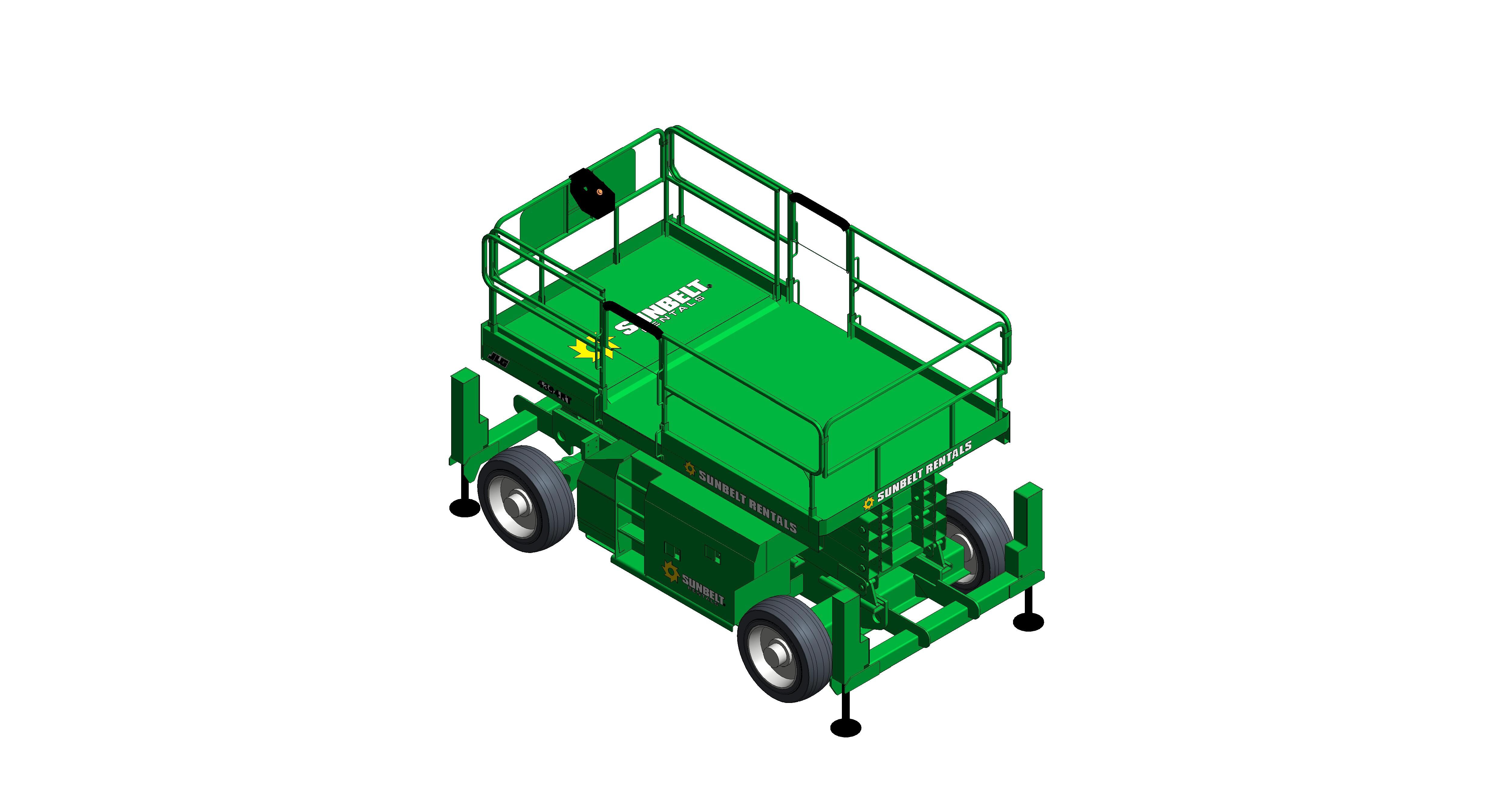 Product: Diesel Powered Scissor Lifts - 4394 RT