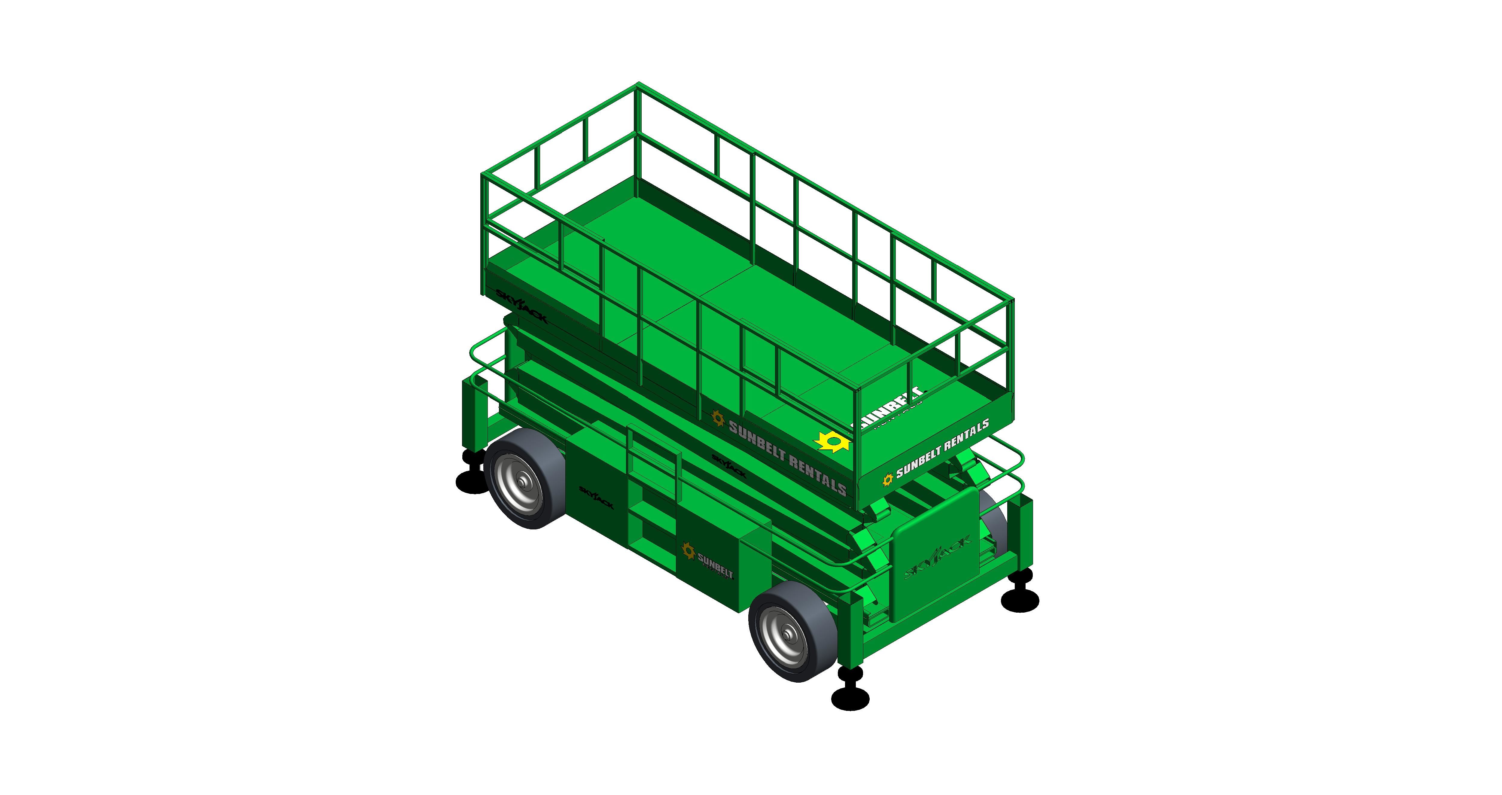 Product: Diesel Powered Scissor Lifts - SJ9250 RT