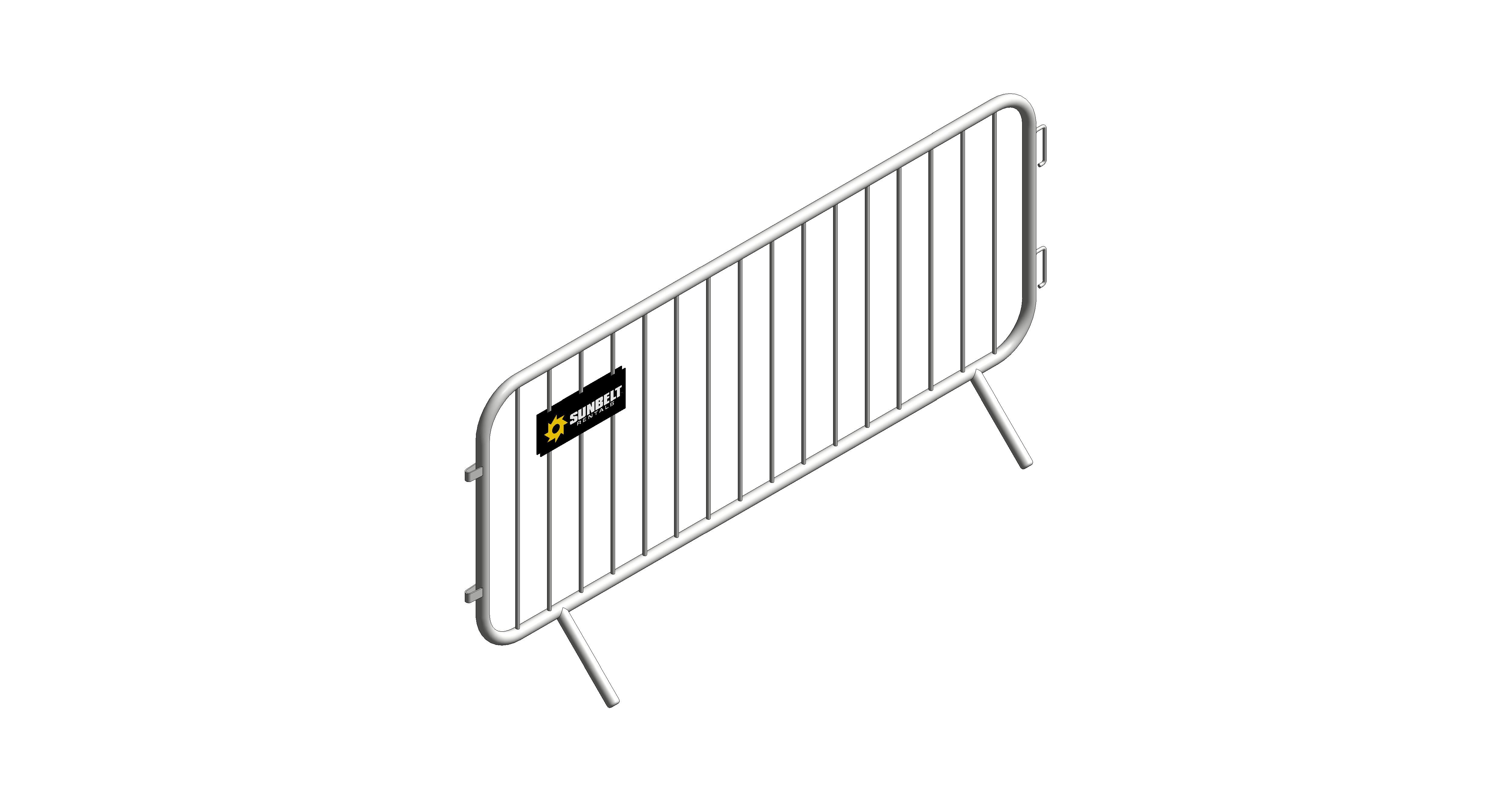 Product: Sunbelt Rentals - Fixed Leg Barrier - ZND Smartweld 2.3 (Single Unit)