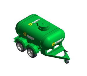Product: Highway Bowser - 2000L Water Twin Axle