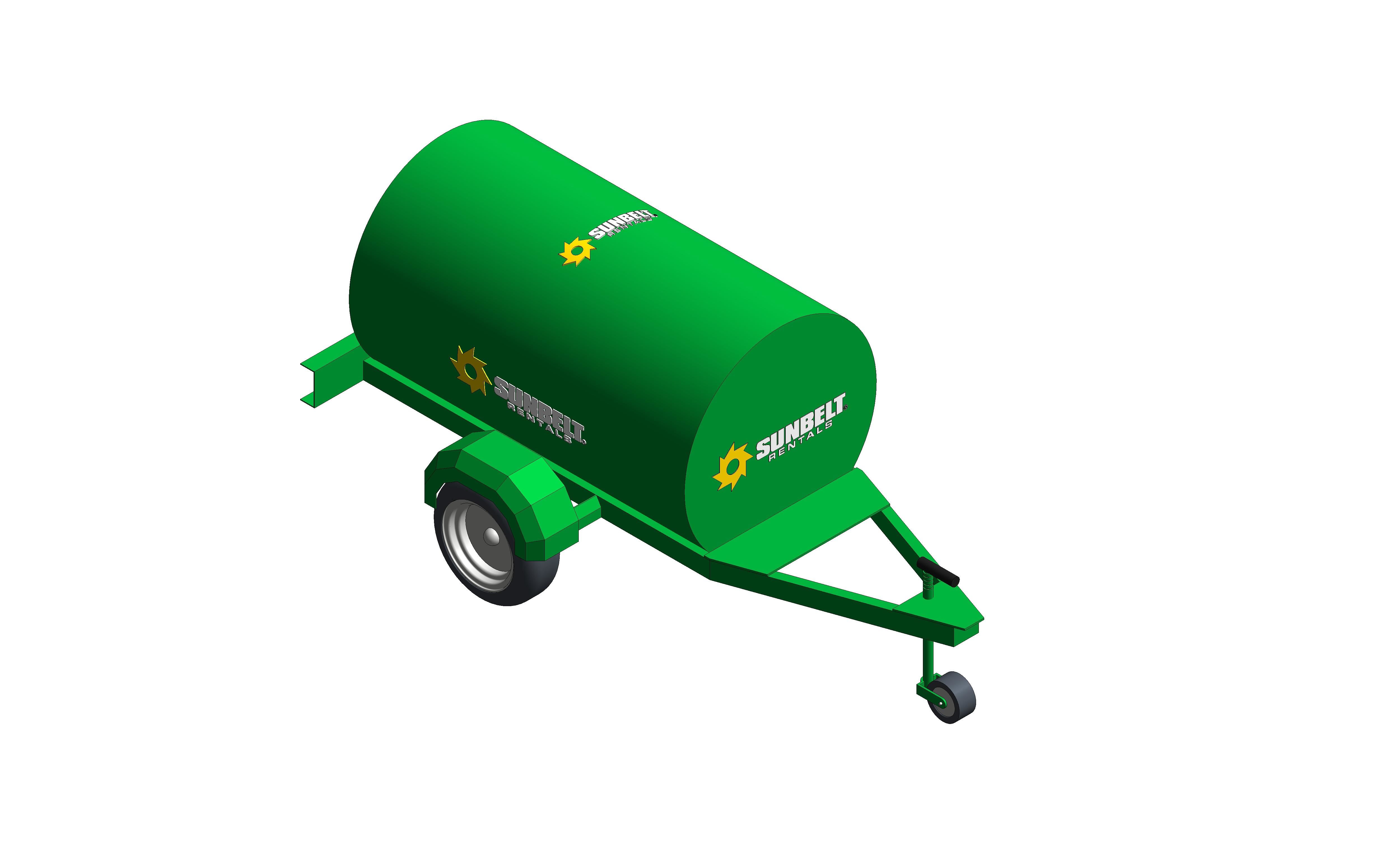 Product: Highway Bowser - 950L Diesel Approved Bunded