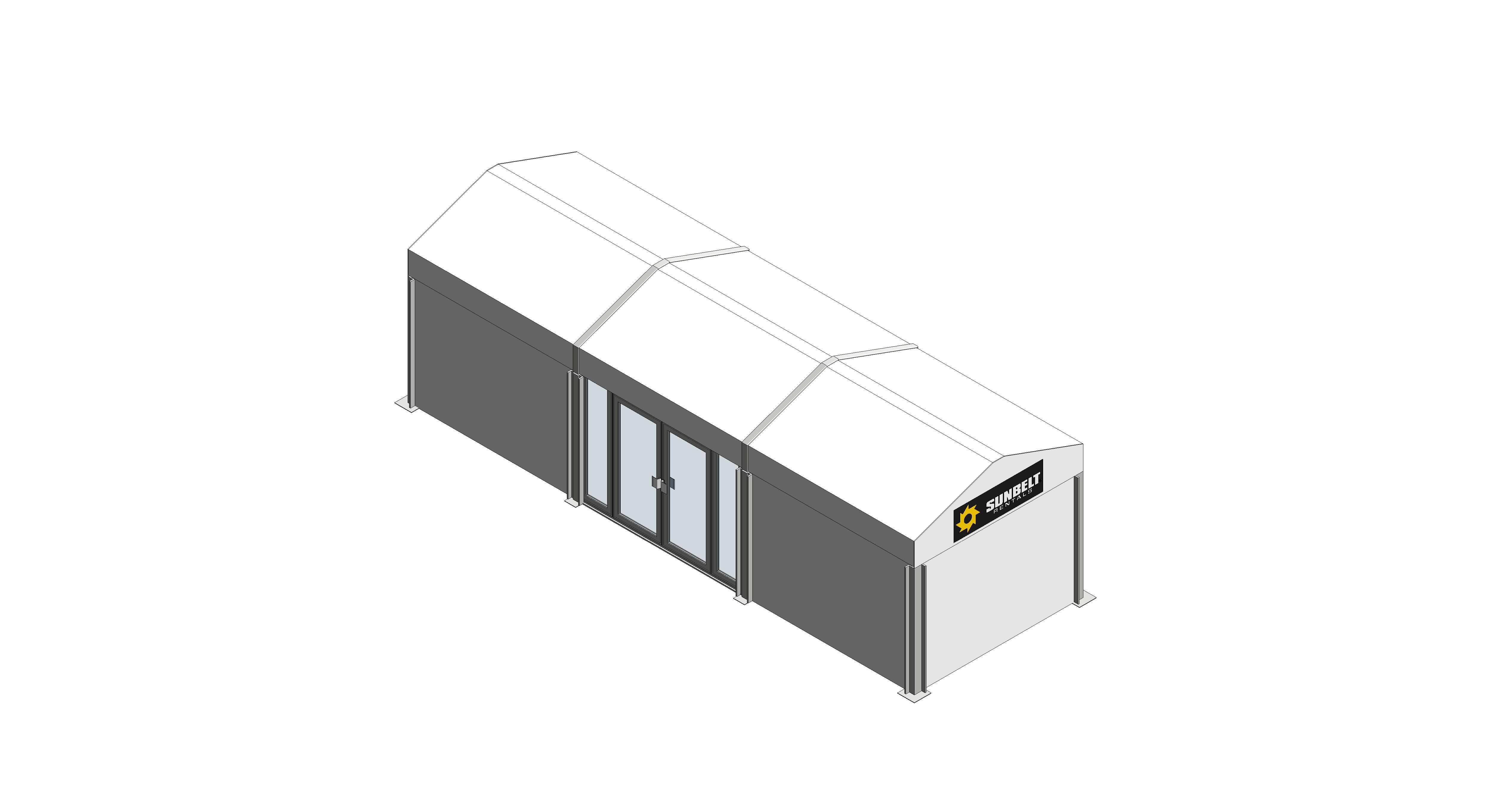 Product: Sunbelt Rentals - Marquee - Shield Marquee Manufacturing 3 x 9m