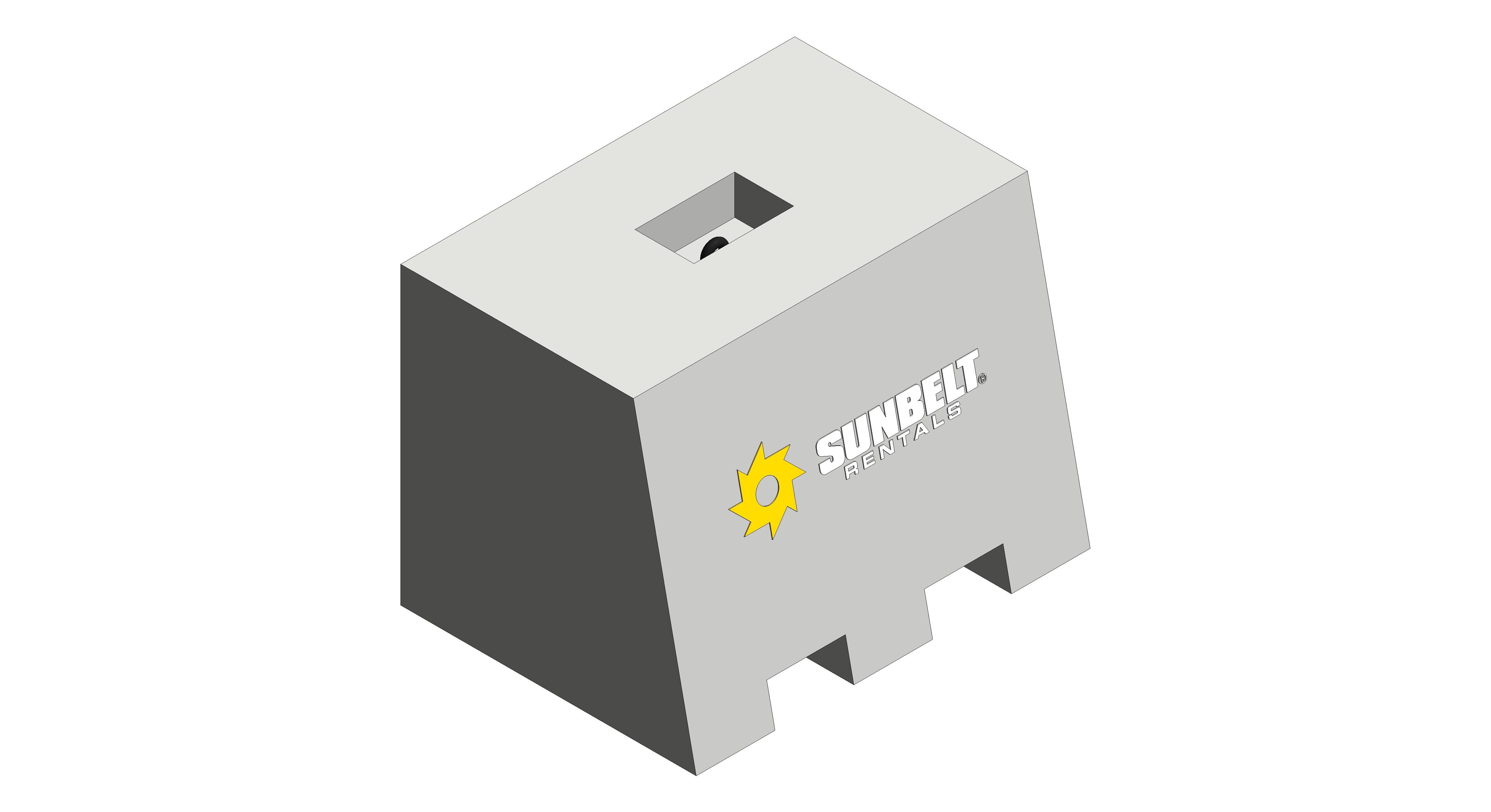 Product: Sunbelt Rentals - Marquee - AJP Logistics Ballast Block