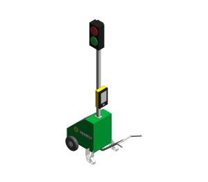 Product: Sunbelt Rentals - Temporary Traffic Lights - Traffic Group Signals Micro Box Pedestrian Signal