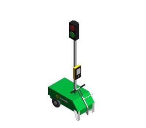 Product: Sunbelt Rentals - Temporary Traffic Lights - Traffic Group Signals Radiomaster Pedestrian Signal