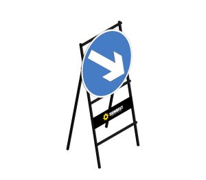 Product: Sunbelt Rentals - Road Sign - Melba Swintex Arrow Blue Circular