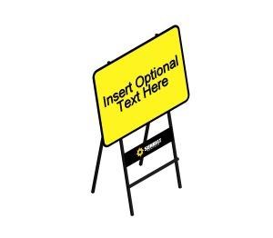 Product: Sunbelt Rentals - Road Sign - Melba Swintex Optional Text Plate