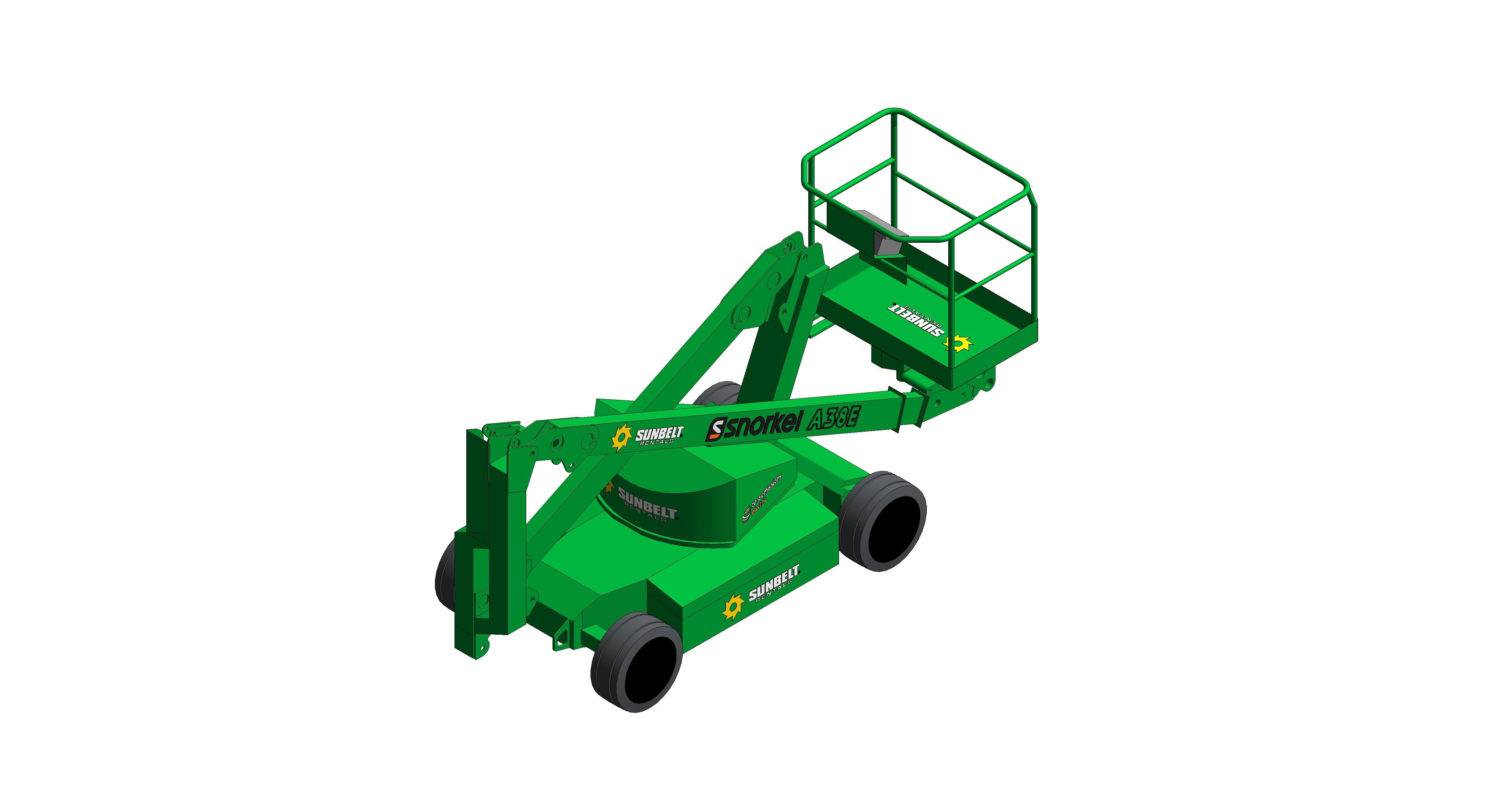 Product: Sunbelt Rentals - Articulating Boom Lift - Snorkel A38E