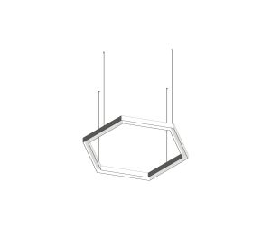 Product: Polaris 1 Hexagon LED Linear Pendant