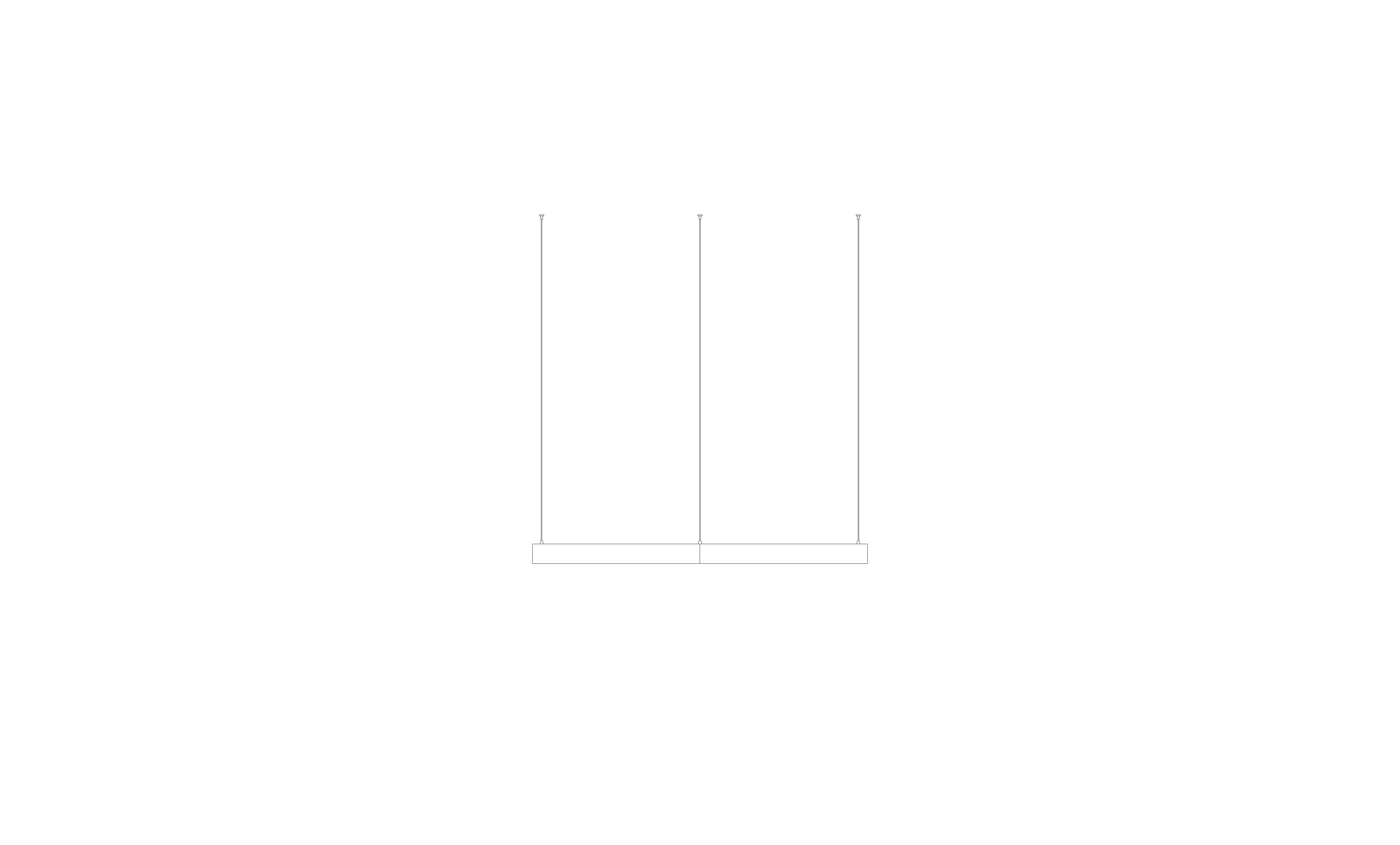 Product: Polaris 1 Hexagon LED Linear Pendant