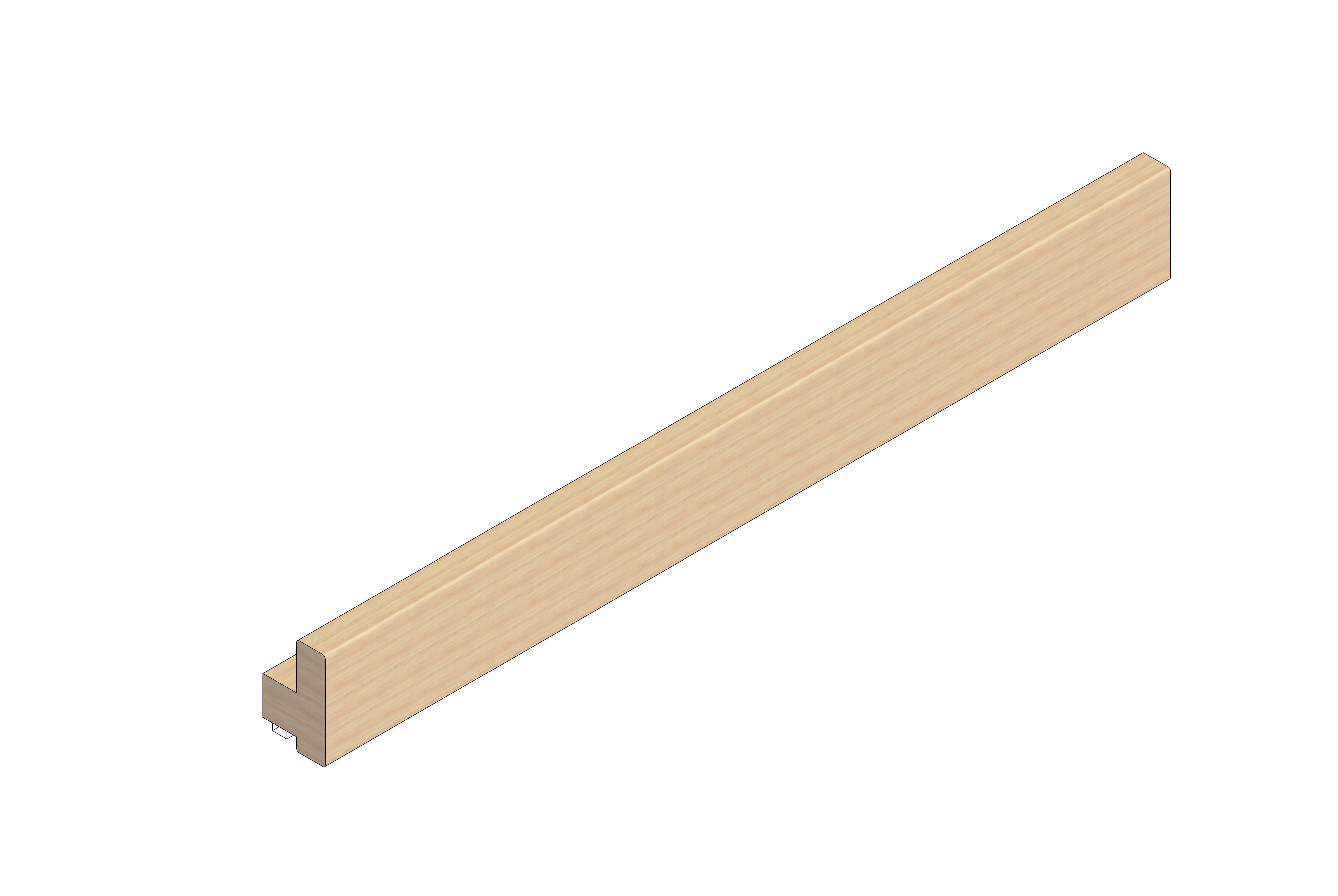 Image of Rectangular Timber Handrail