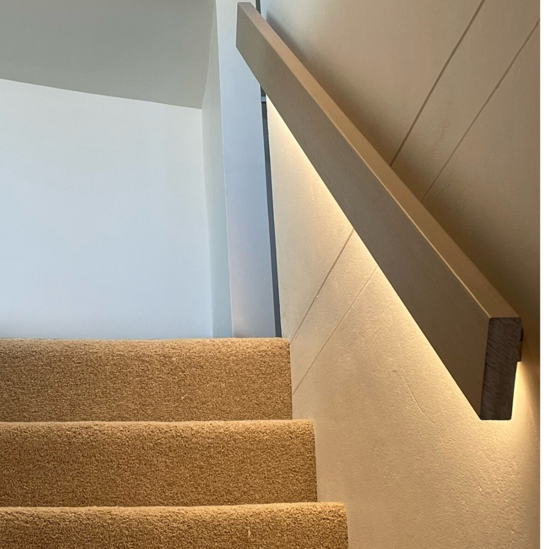 Image of Rectangular Timber Handrail