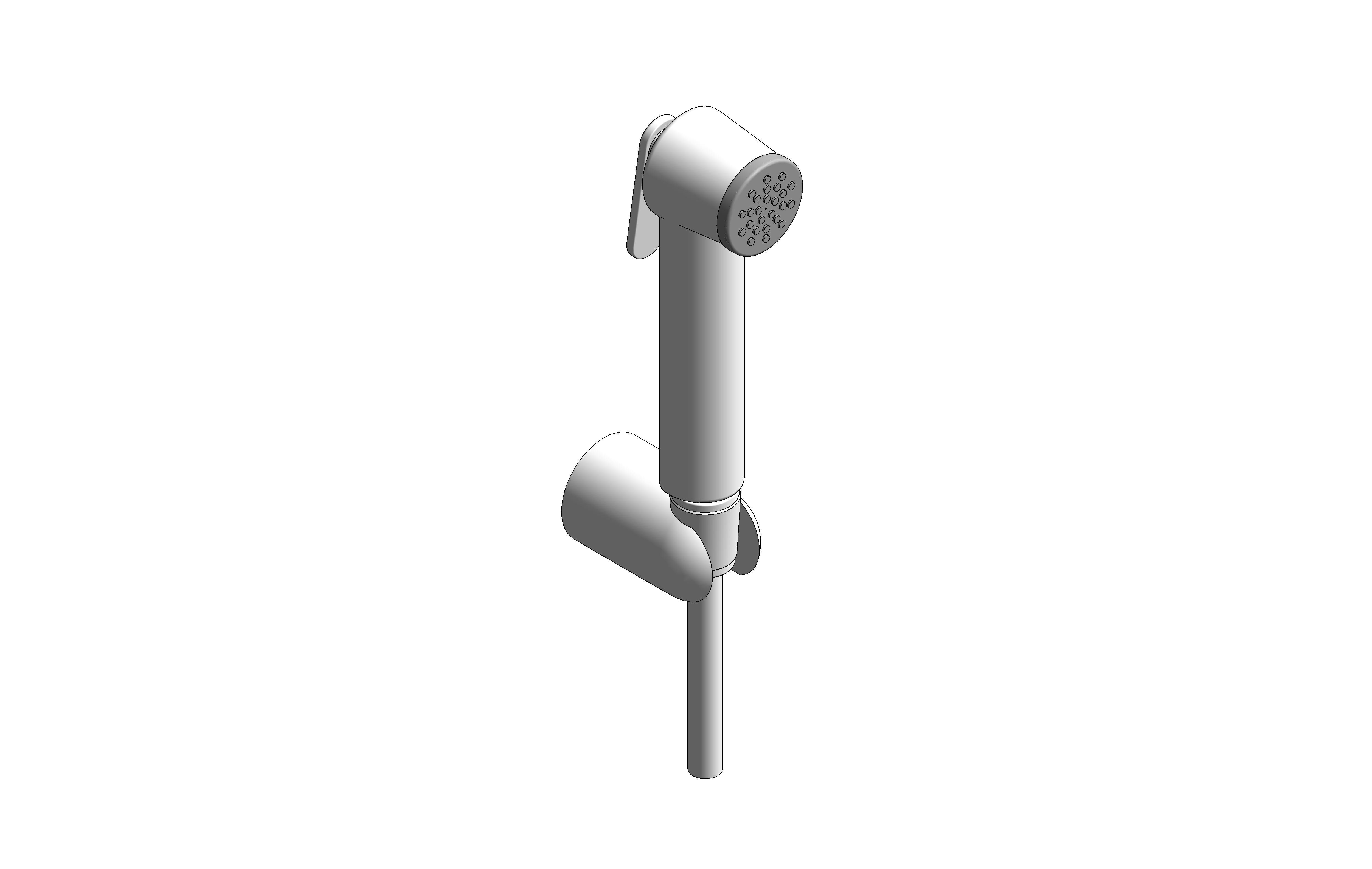 bimstore 3D image of the Tempesta F Trigger Spray 30 Wall Holder Set 1 Spray - 27513001 from Grohe