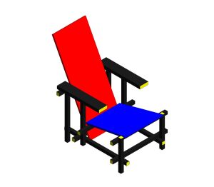 Product: Red and Blue Chair Gerrit Rietveld