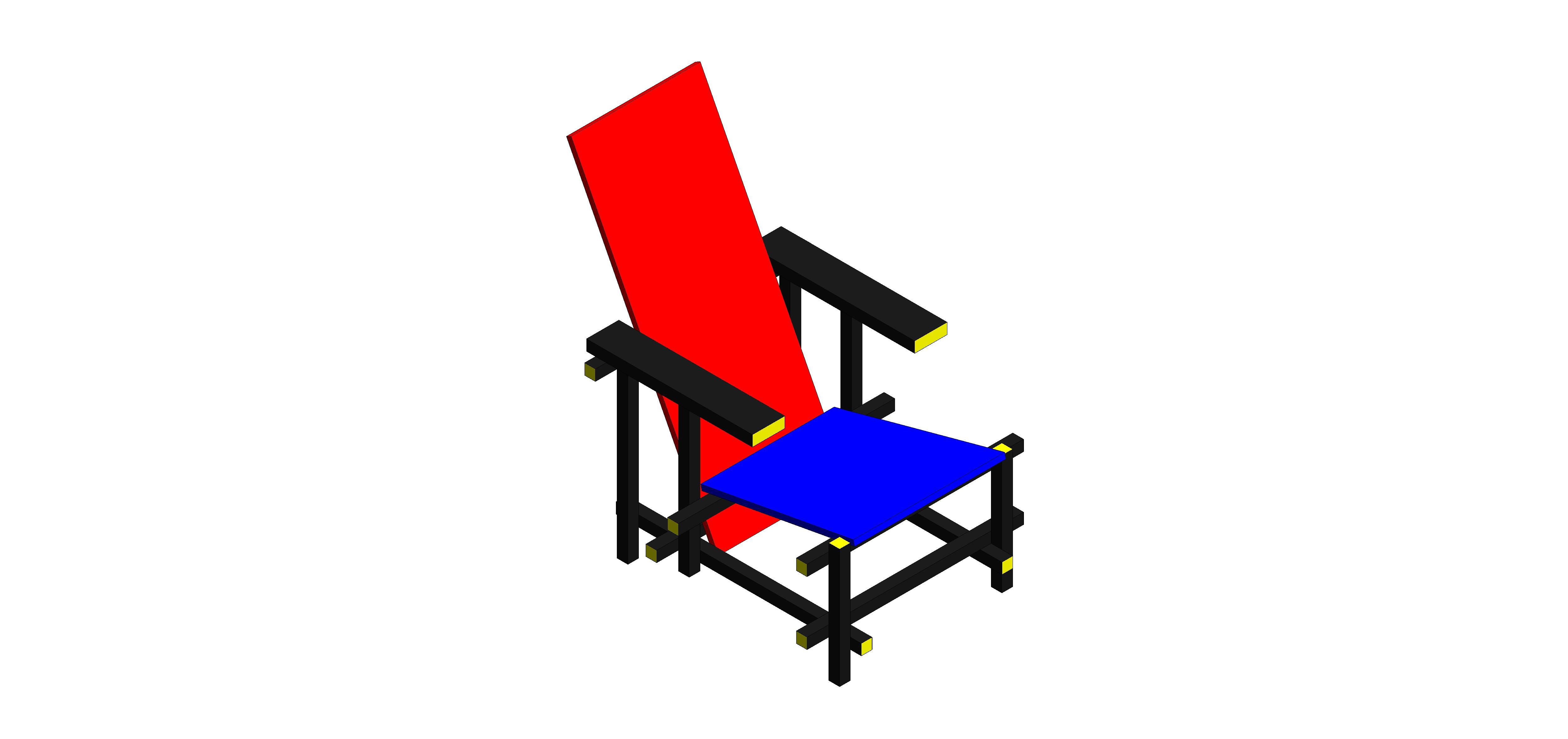 Product: Red and Blue Chair Gerrit Rietveld