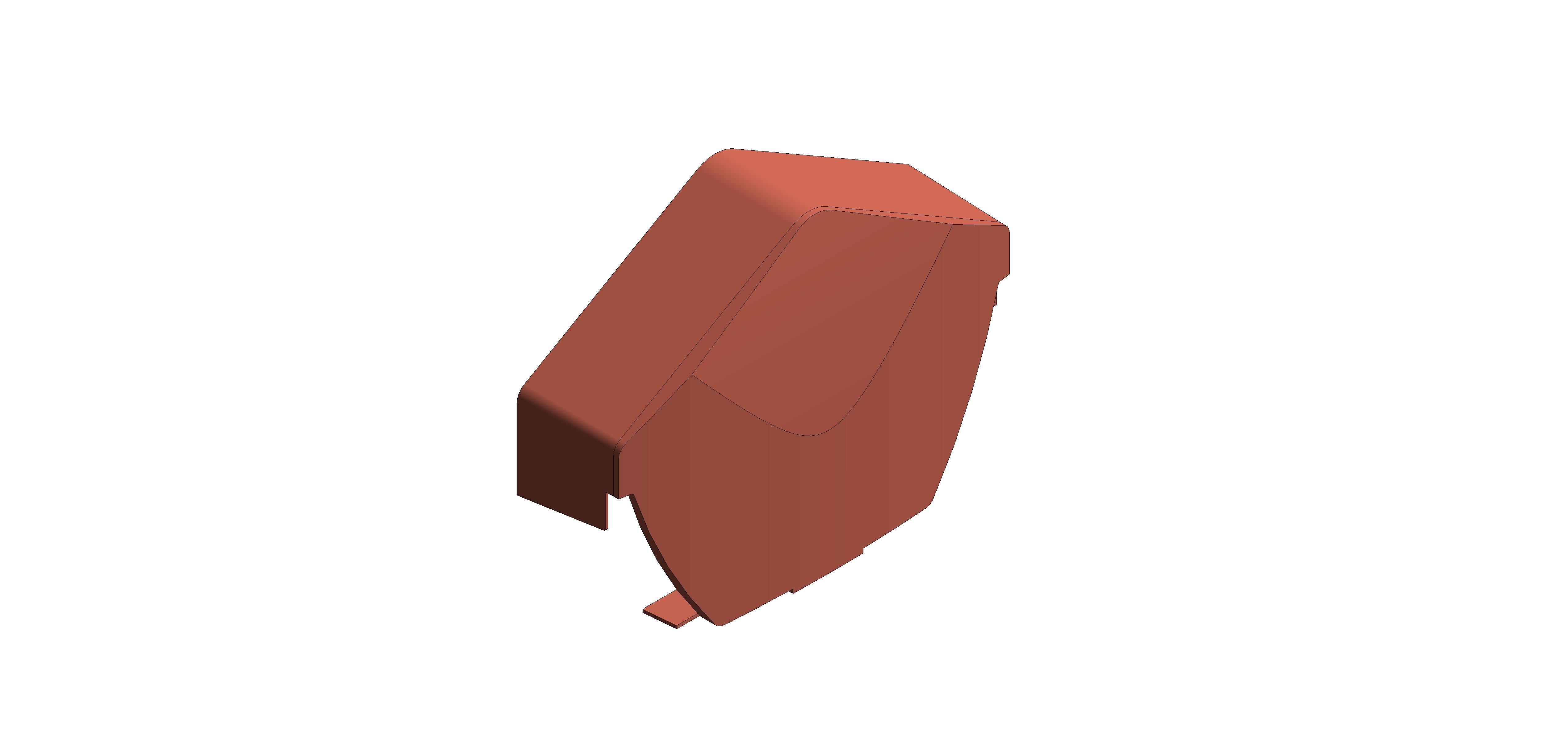 Product: Universal dry fix angled ridge end cap