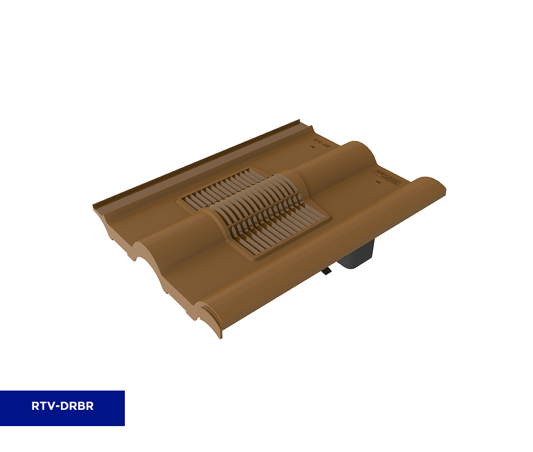 Product: RTV-DR | Double Roman Roof Tile Vent