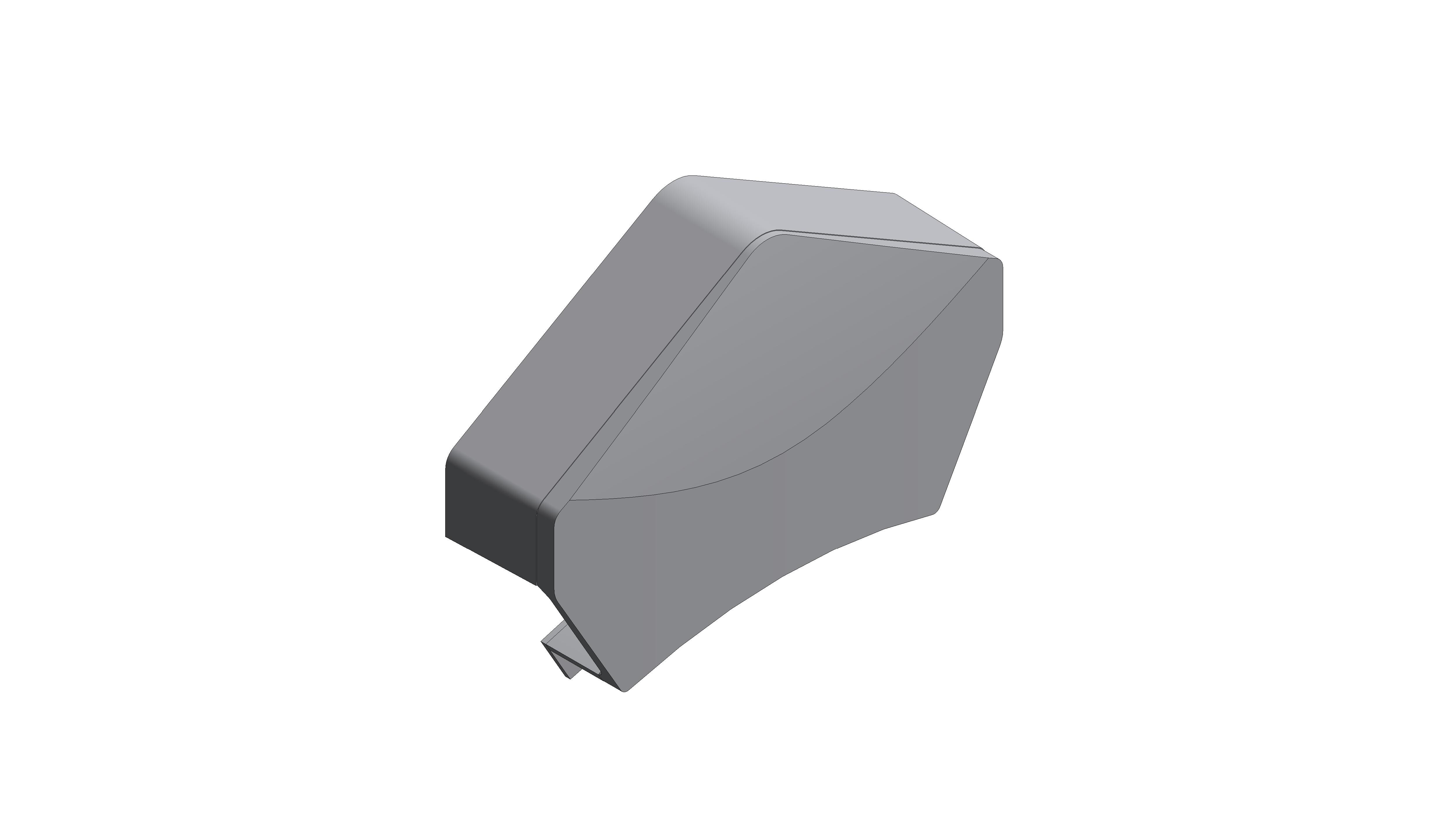 Product: Dry fix continuous verge for slate angles ridge/apex piece