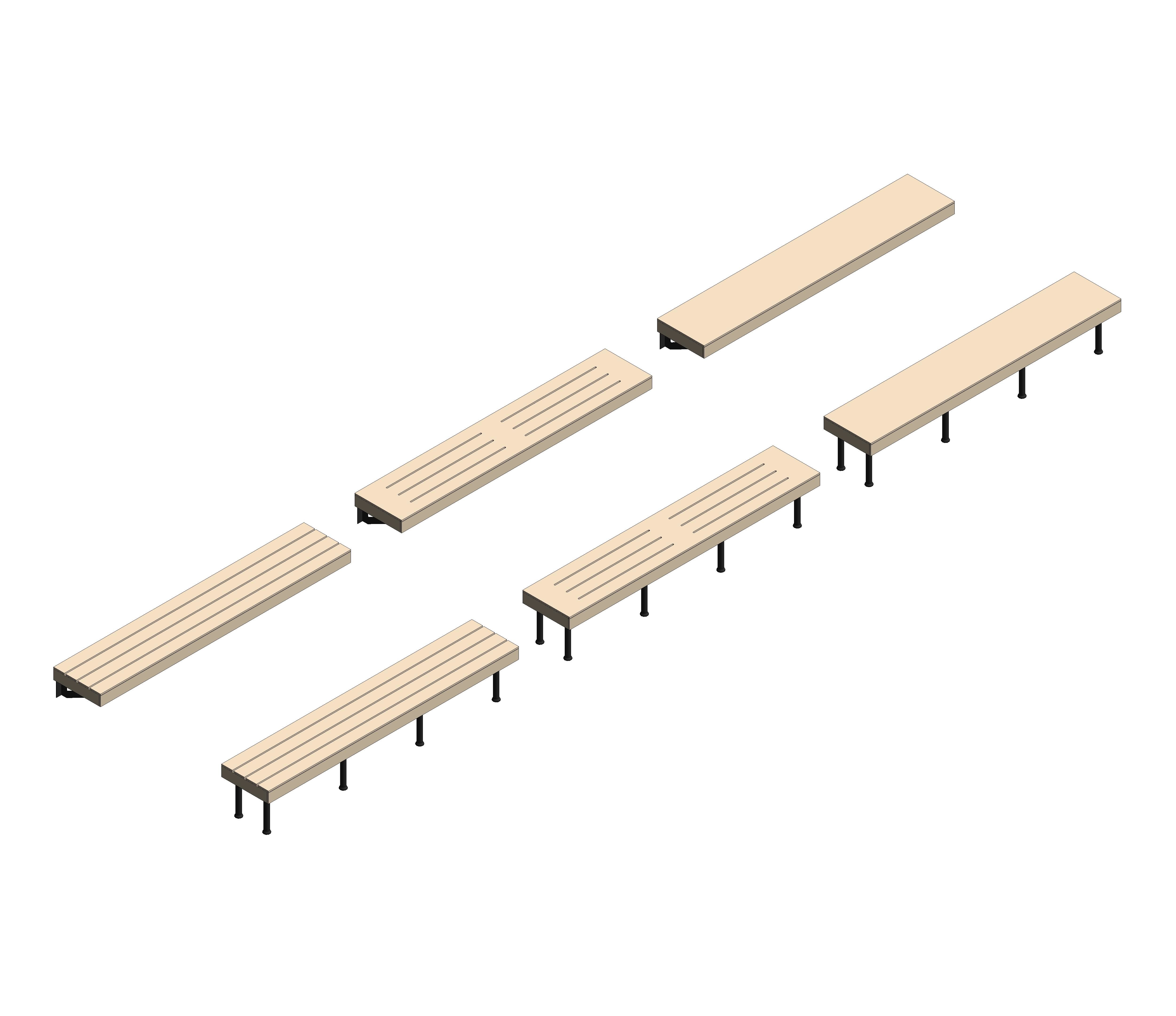 Image of Wall Fixed Bench Seating