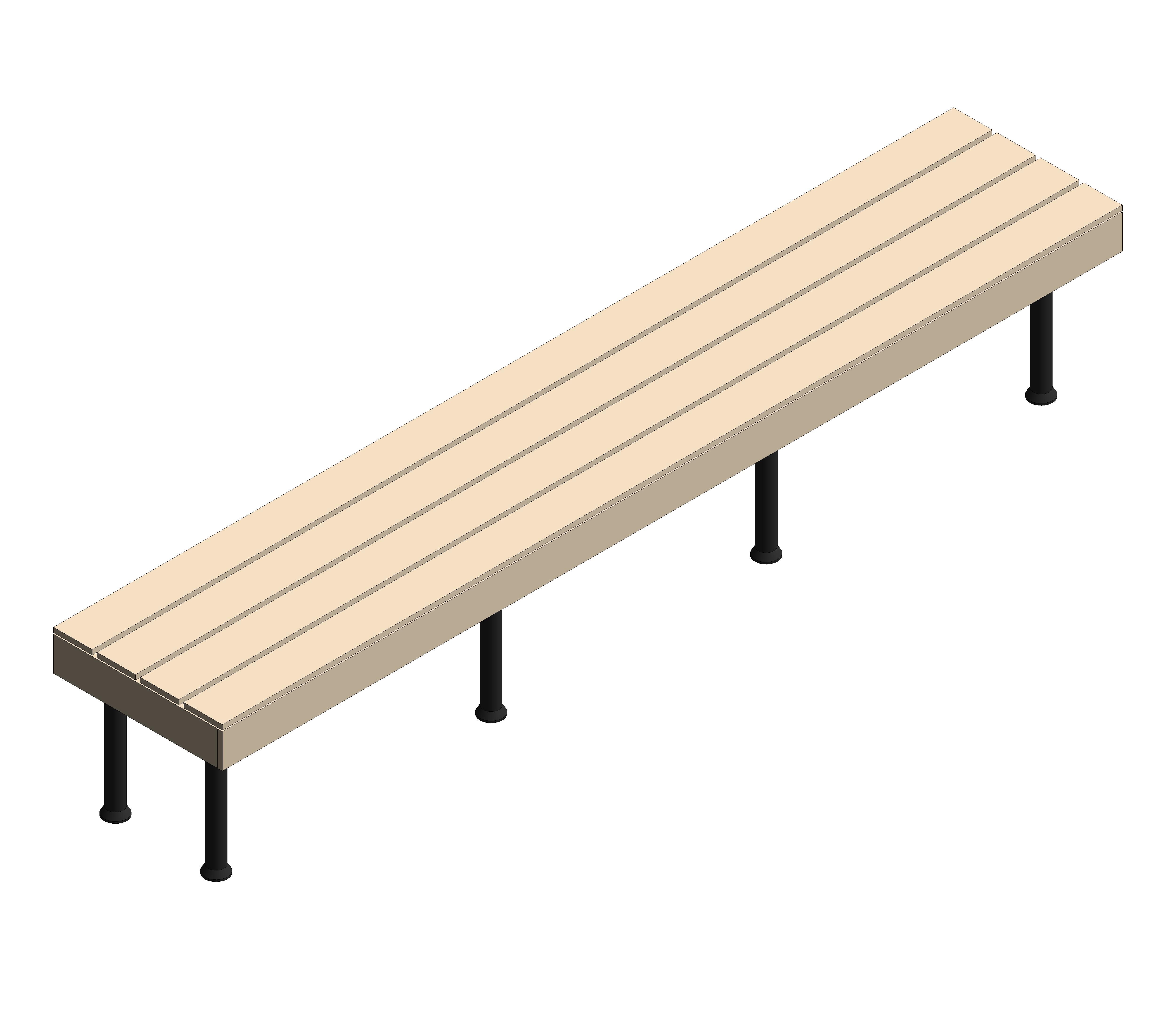 Image of Wall Fixed Bench Seating