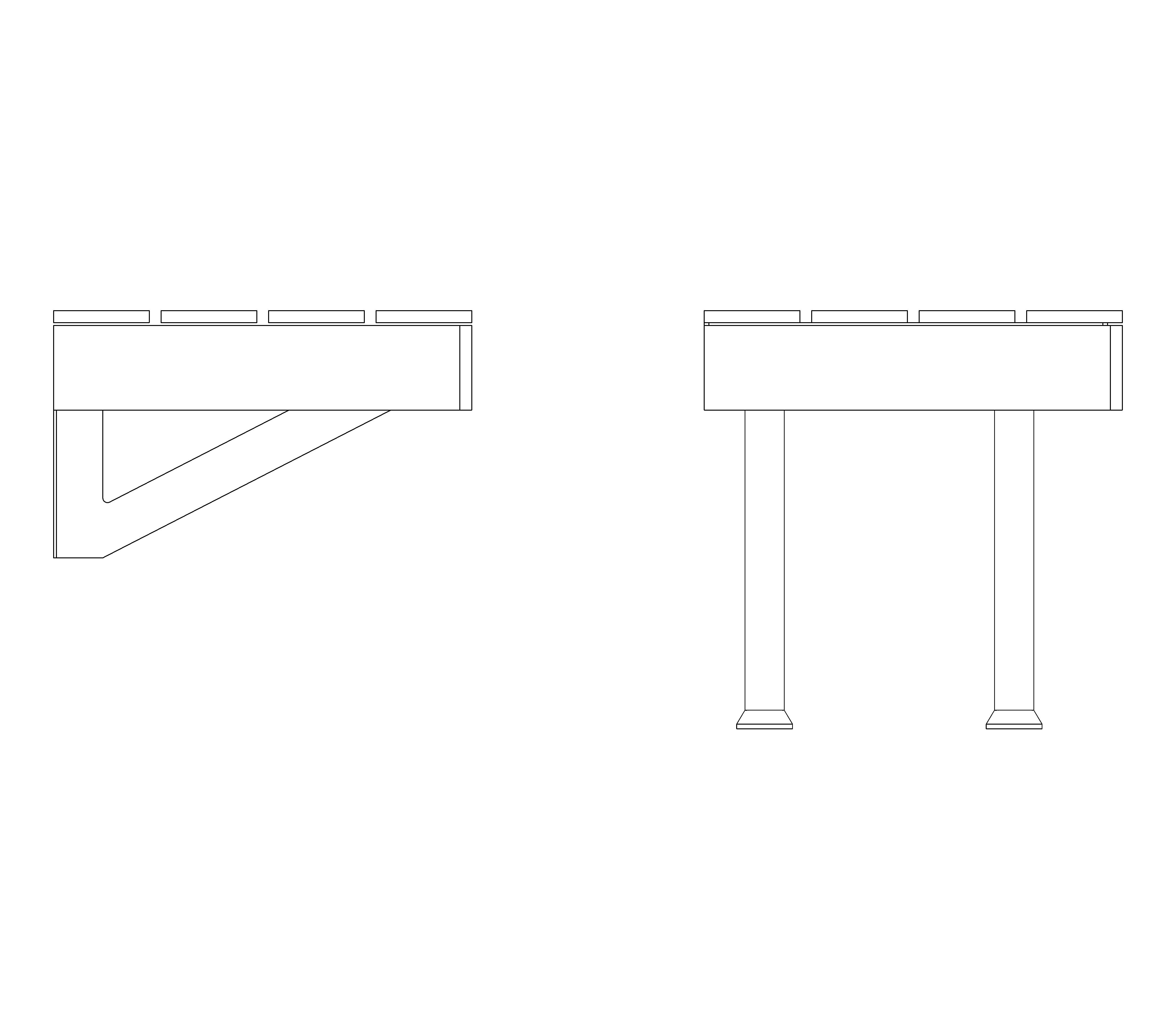 Image of Wall Fixed Bench Seating