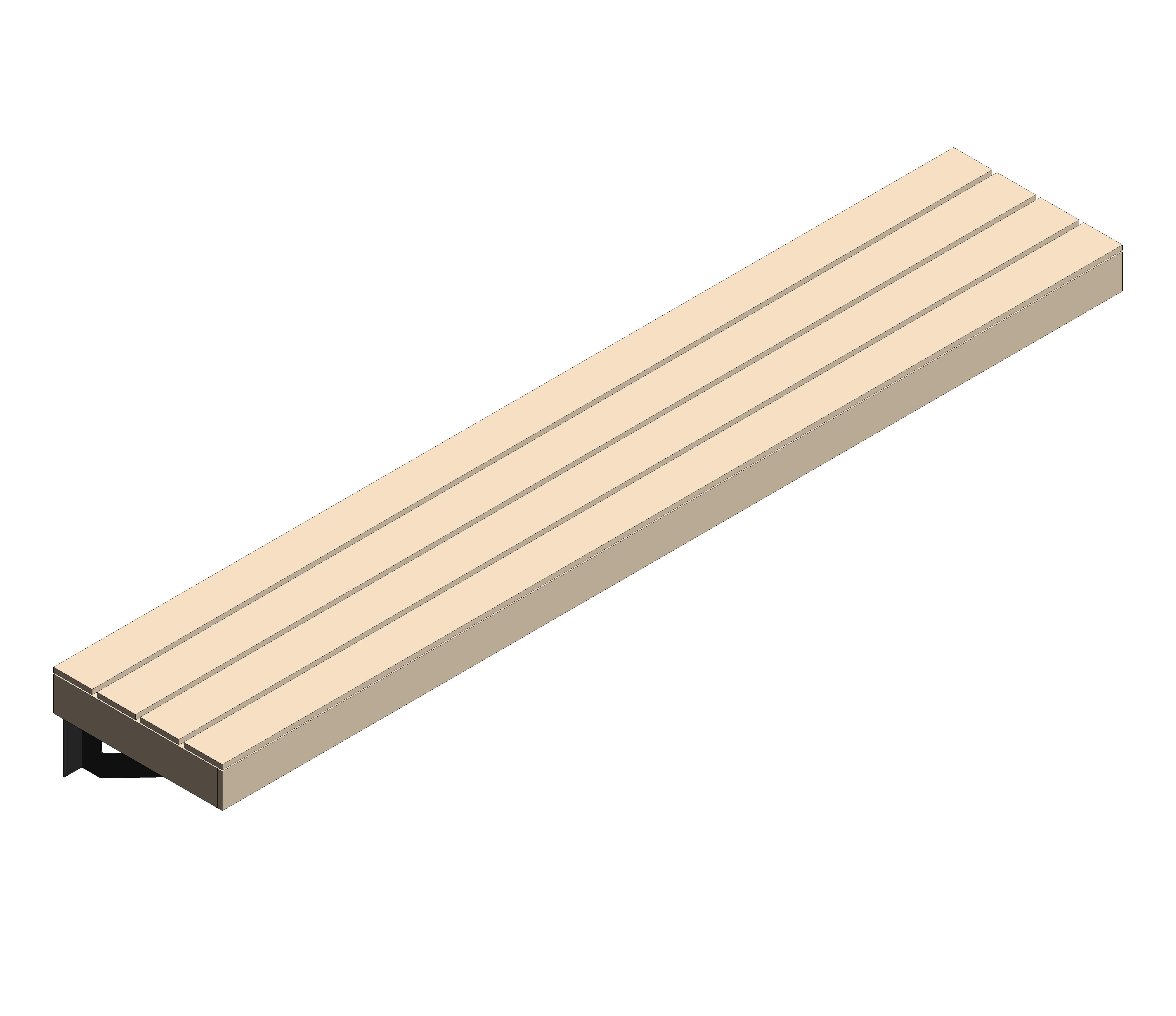 Image of Wall Fixed Bench Seating