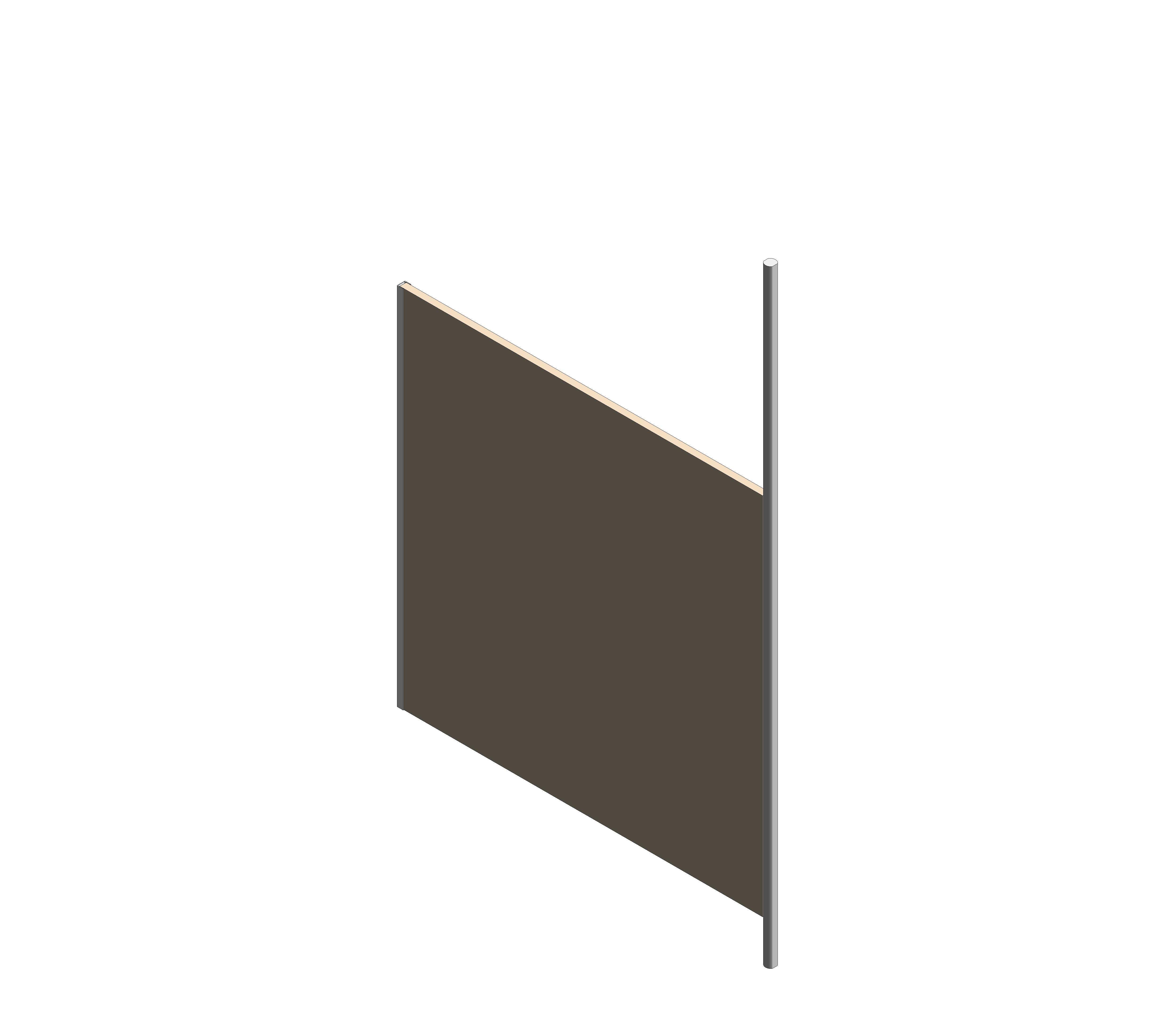 Image of Urinal / Privacy Screen – Post Supported