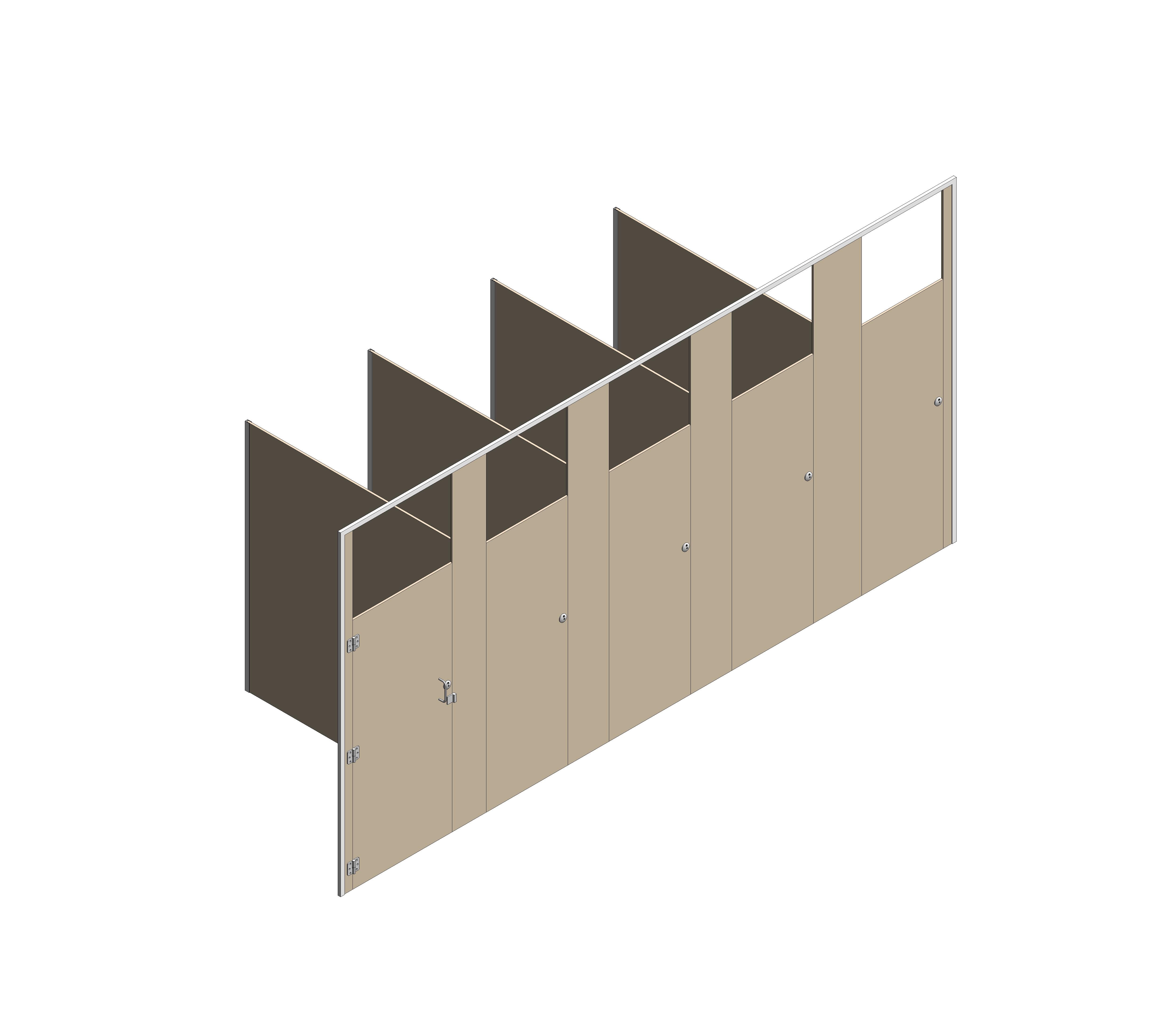 Image of Cubicle – Recessed Pedestal