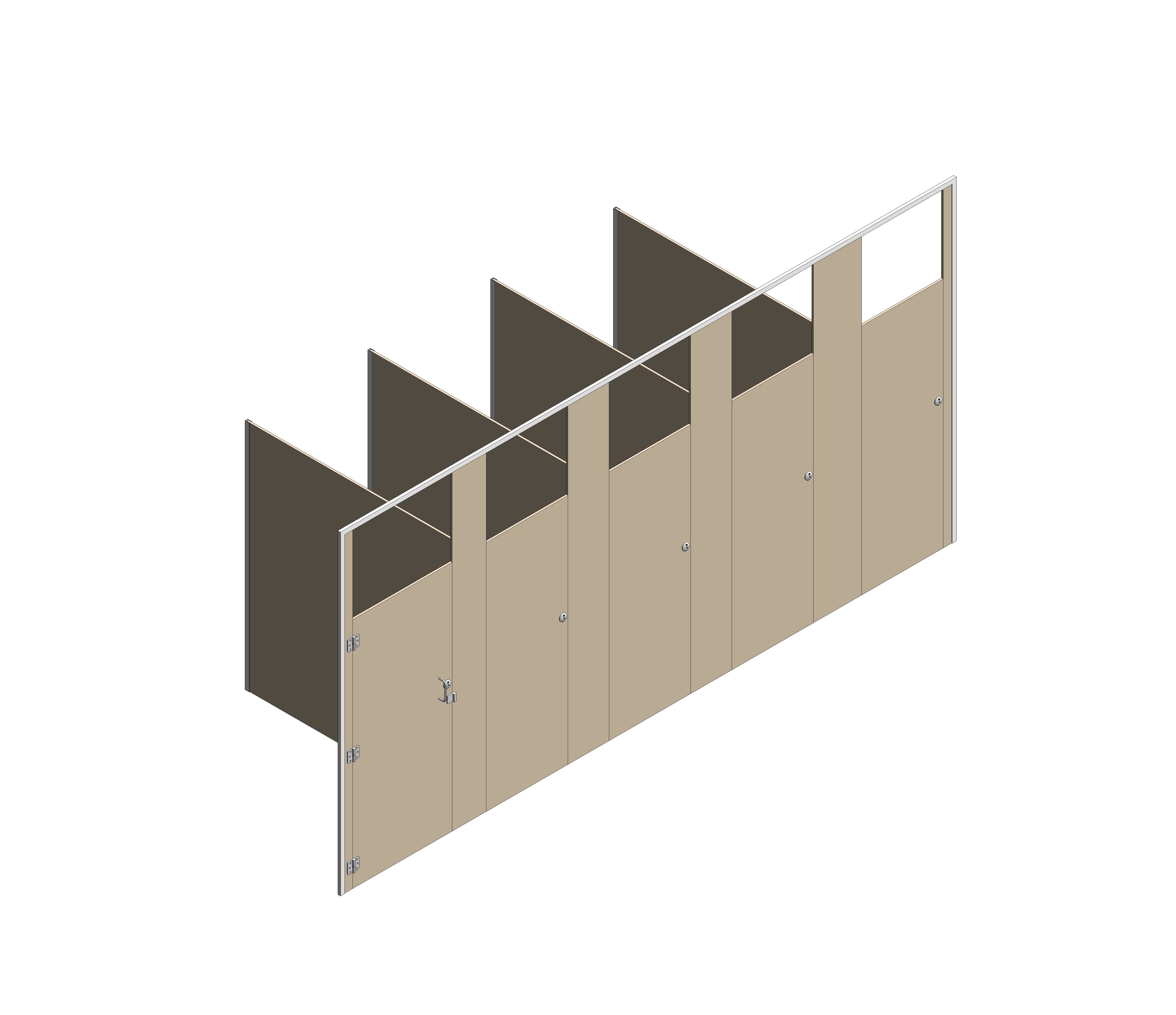 Image of Cubicle – Recessed Pedestal