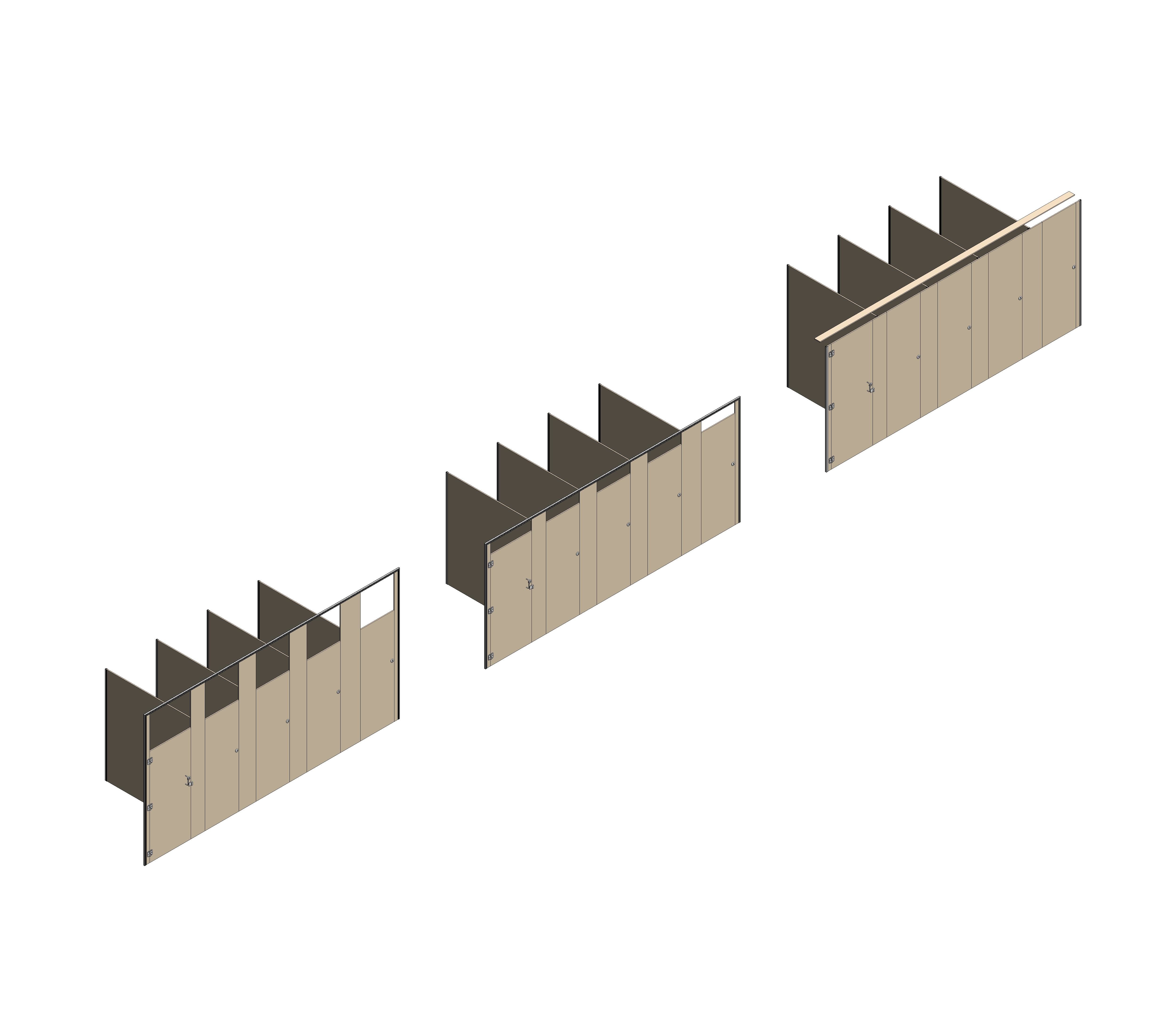 Image of Cubicle – Recessed Pedestal