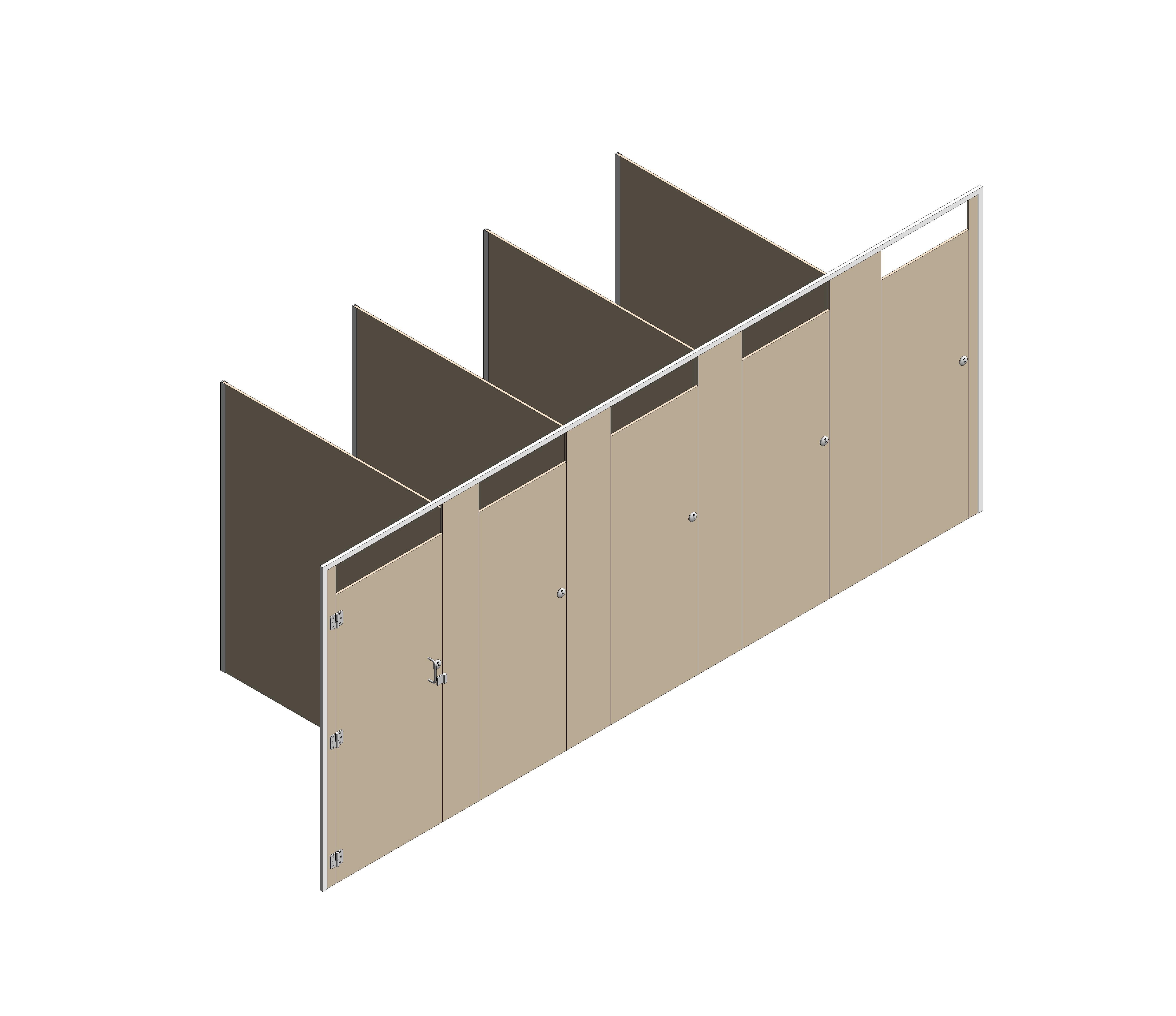 Image of Cubicle – Recessed Pedestal