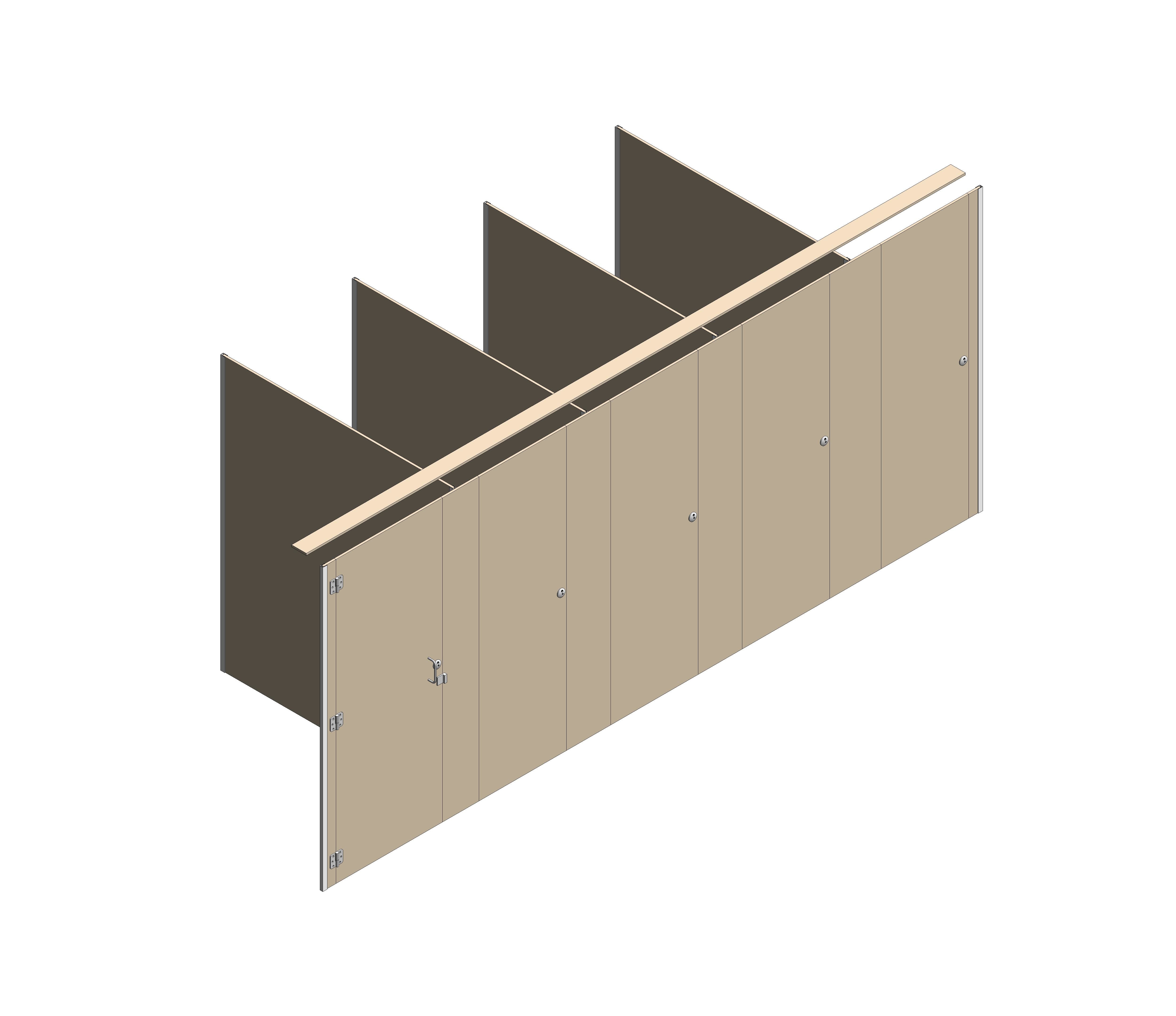 Image of Cubicle – Recessed Pedestal