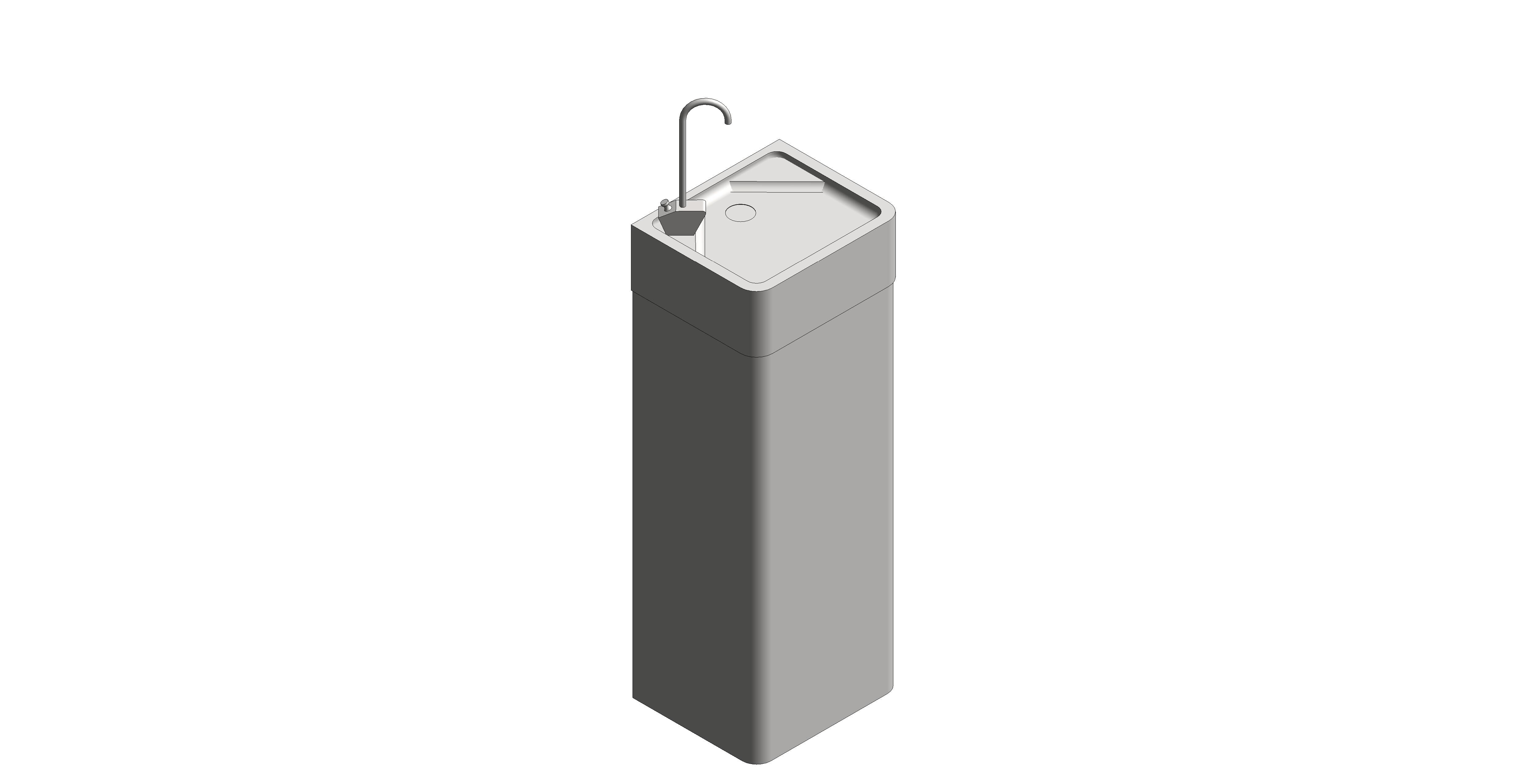 bimstore 3D image of the Adult Drinking Fountain from Trade Washrooms