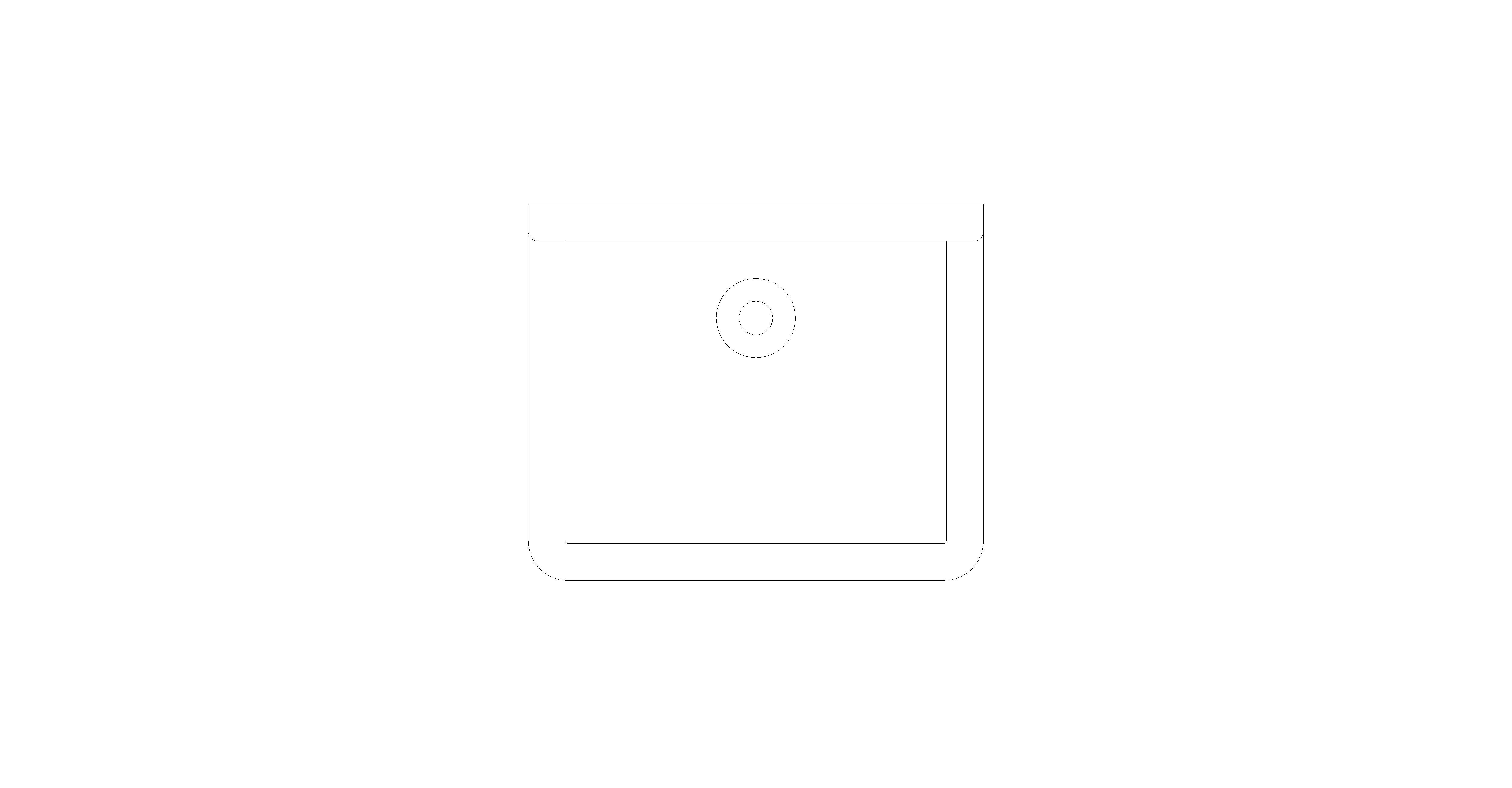 bimstore plan image of the Cleaners Sink 18" from Trade Washrooms