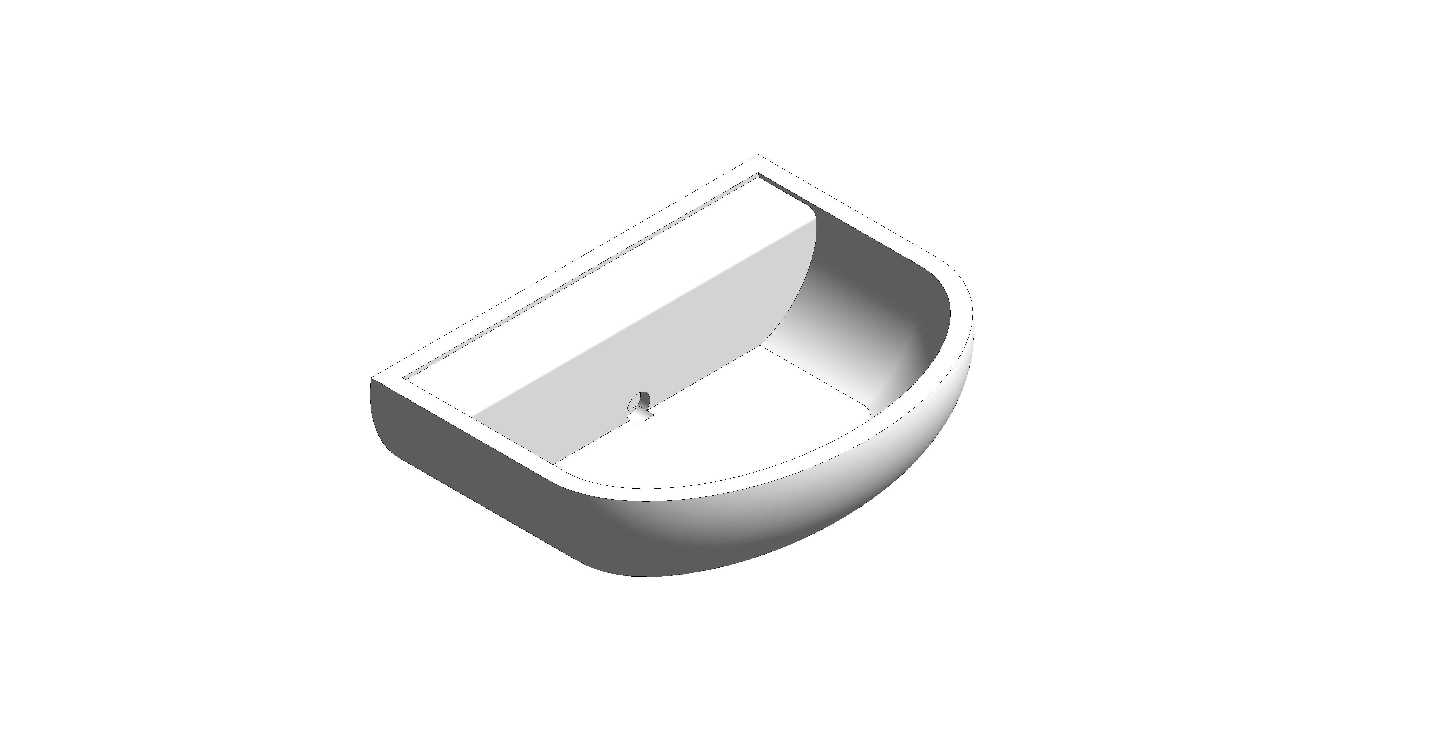 bim, store, revit, quality, content, download, free, trade, washrooms, sanitary, ware, plumbing, 500mm, wall, mounted, clinical, wash, hand, basin