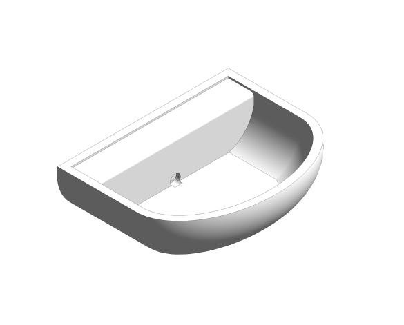 bim, store, revit, quality, content, download, free, trade, washrooms, sanitary, ware, plumbing, 500mm, wall, mounted, clinical, wash, hand, basin