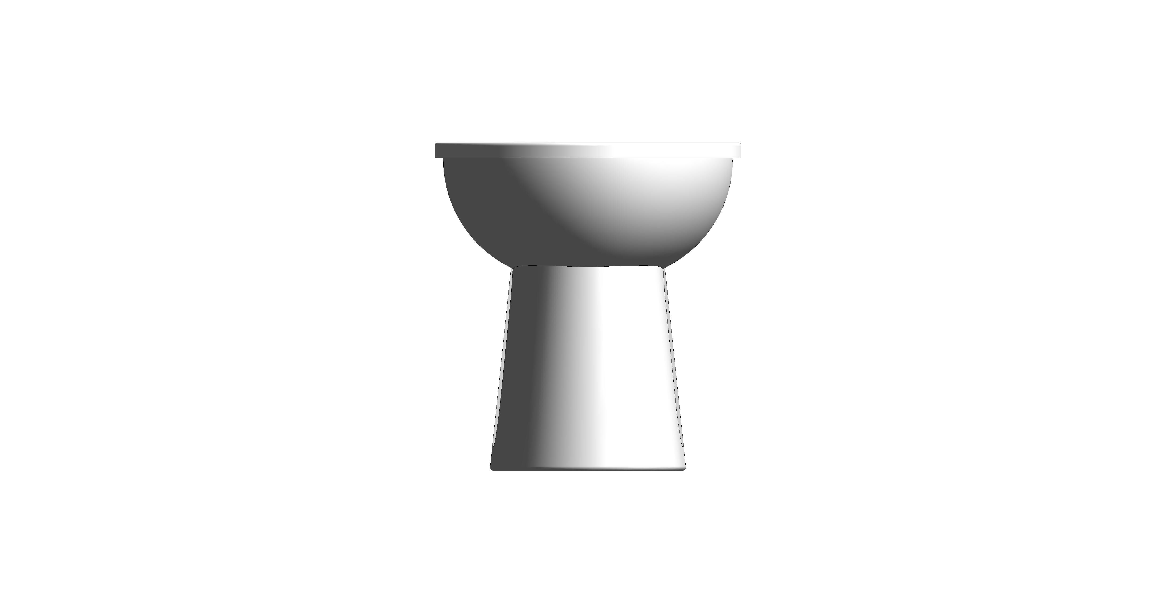bimstore front image of the Commercial Back to Wall Toilet Pan from Trade Washrooms