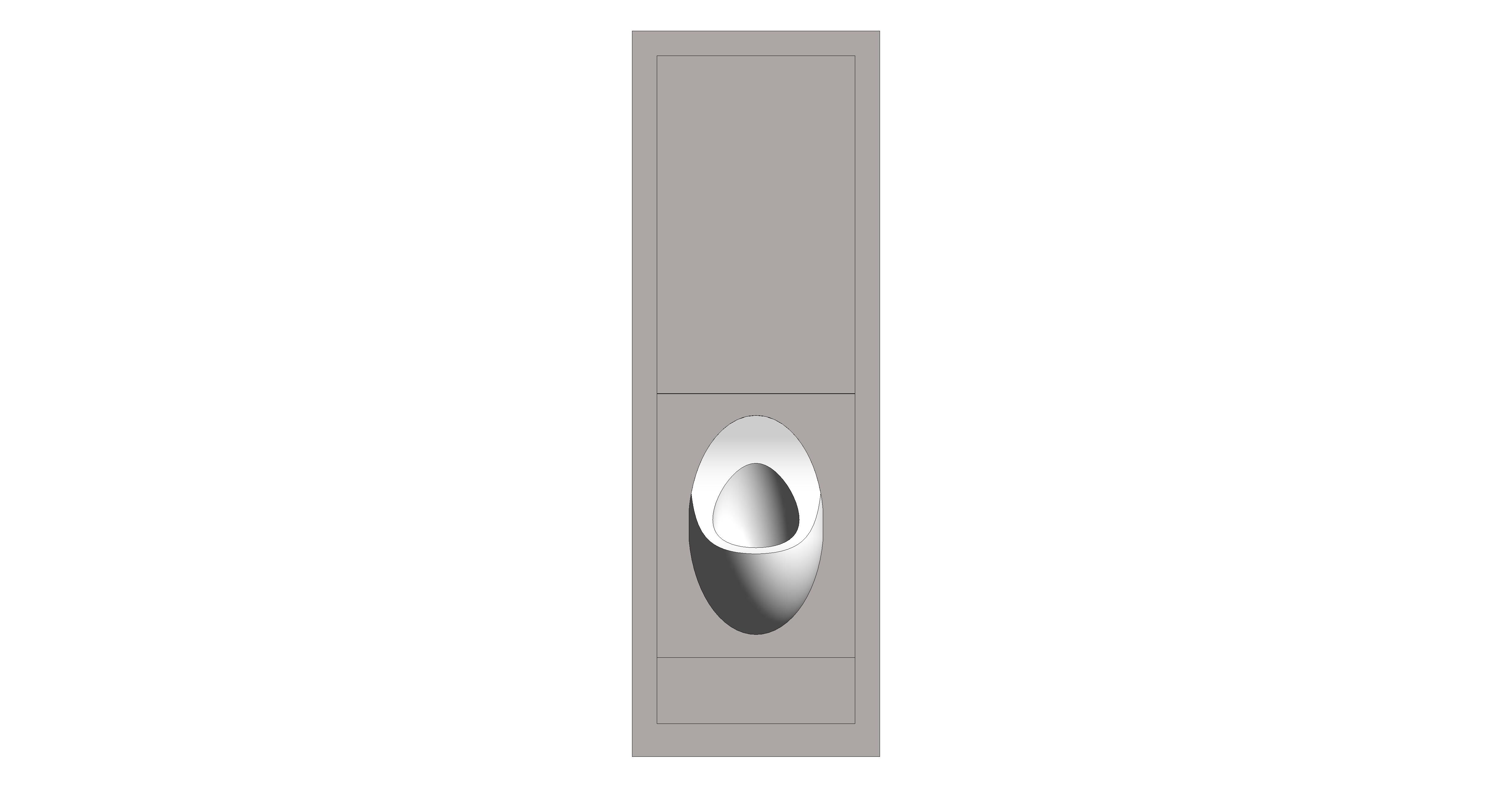bimstore front image of the 1 x Concealed Trap Urinal Set from Trade Washrooms