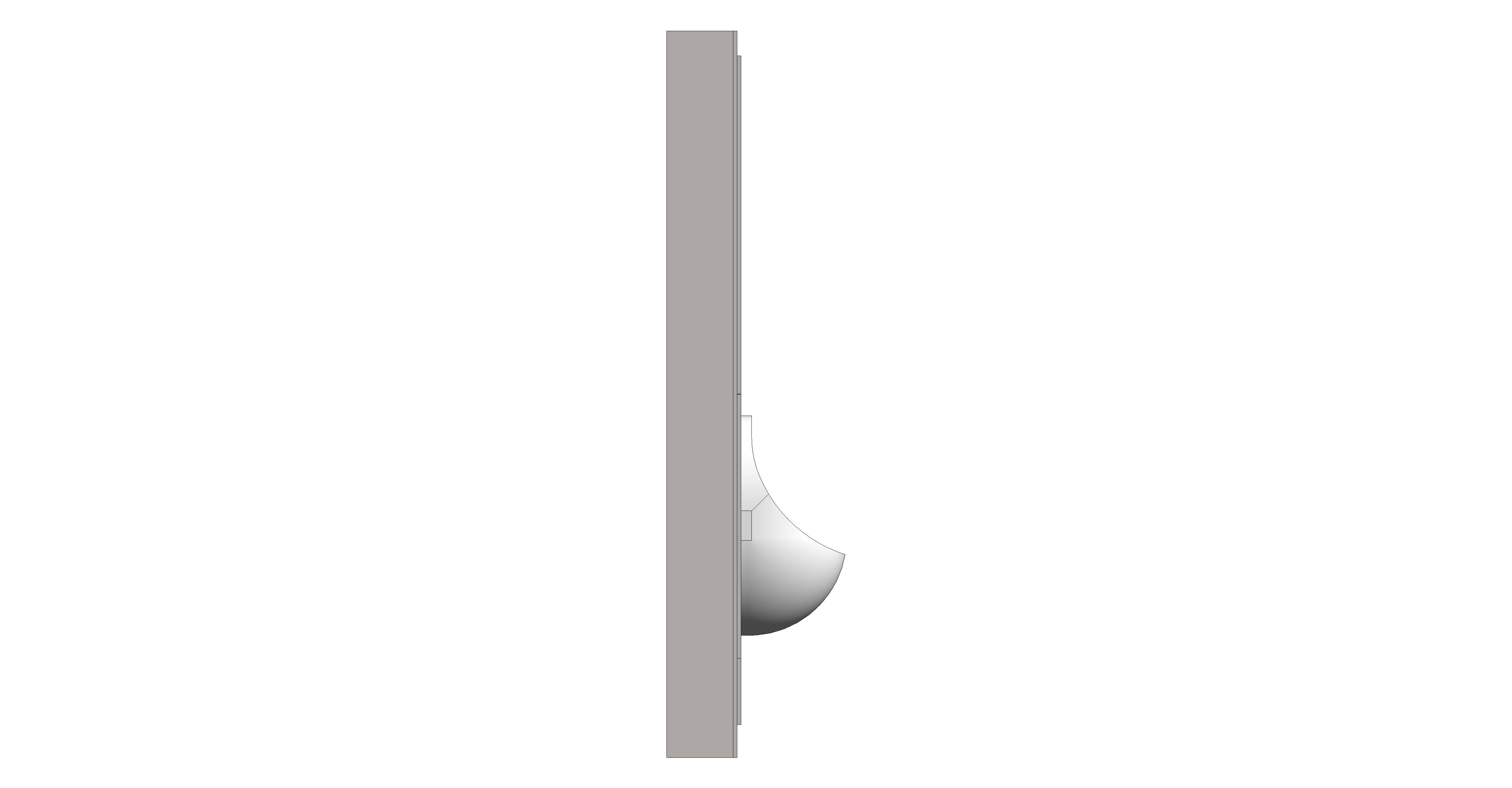 bimstore side image of the 1 x Concealed Trap Urinal Set from Trade Washrooms