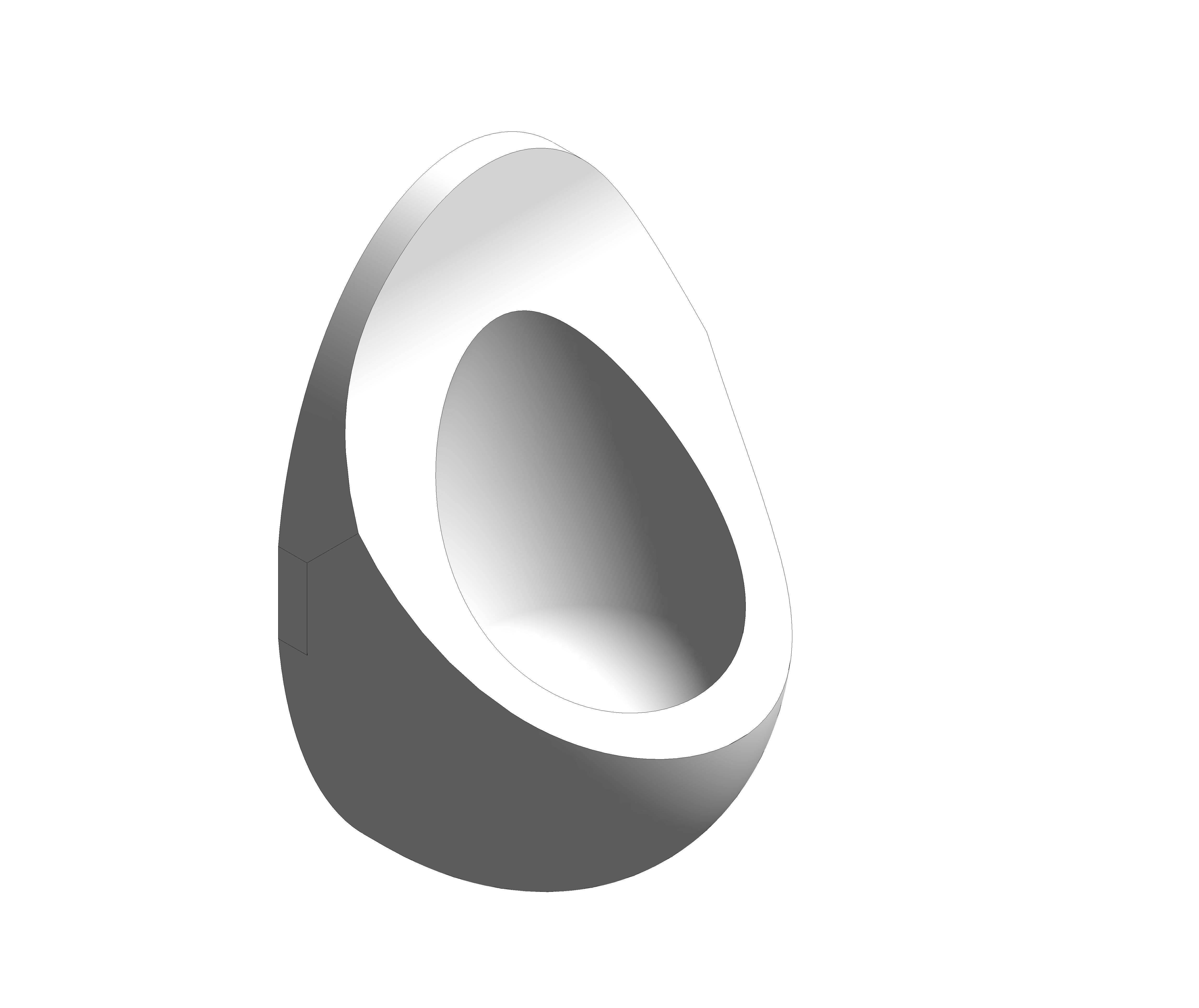 Product: Concealed Urinal Bowl