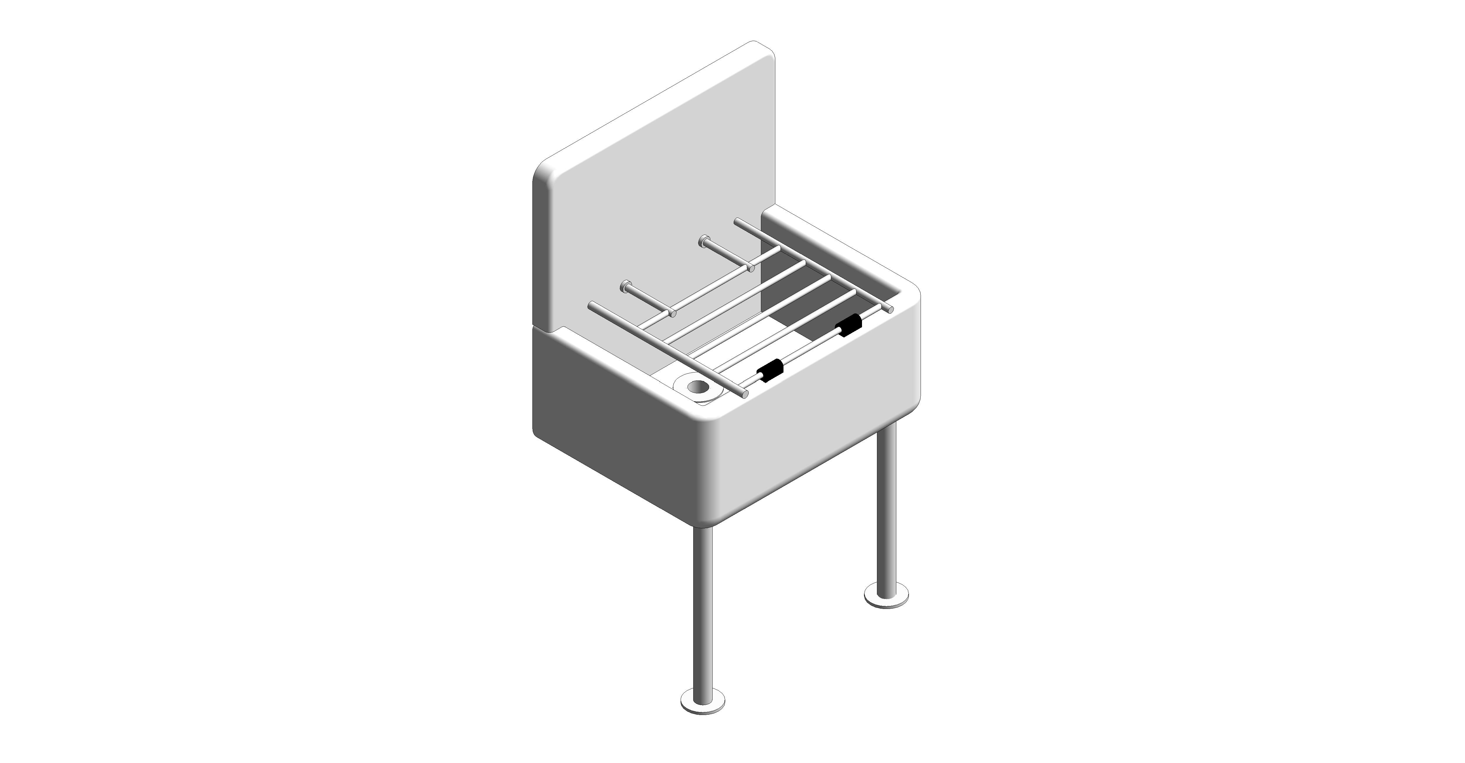 bimstore 3D image of the High Back Cleaners Sink from Trade Washrooms