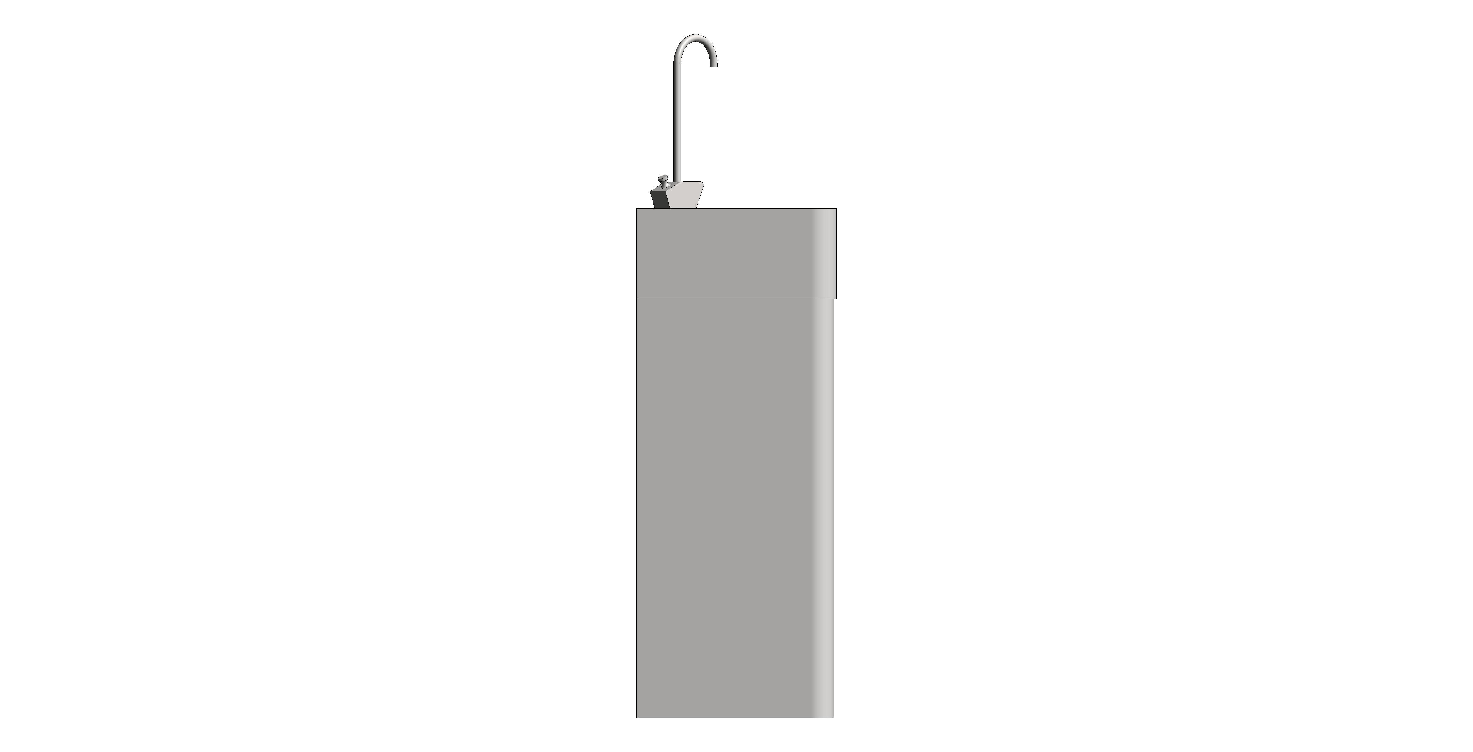 bimstore side image of the Junior Drinking Fountain from Trade Washrooms