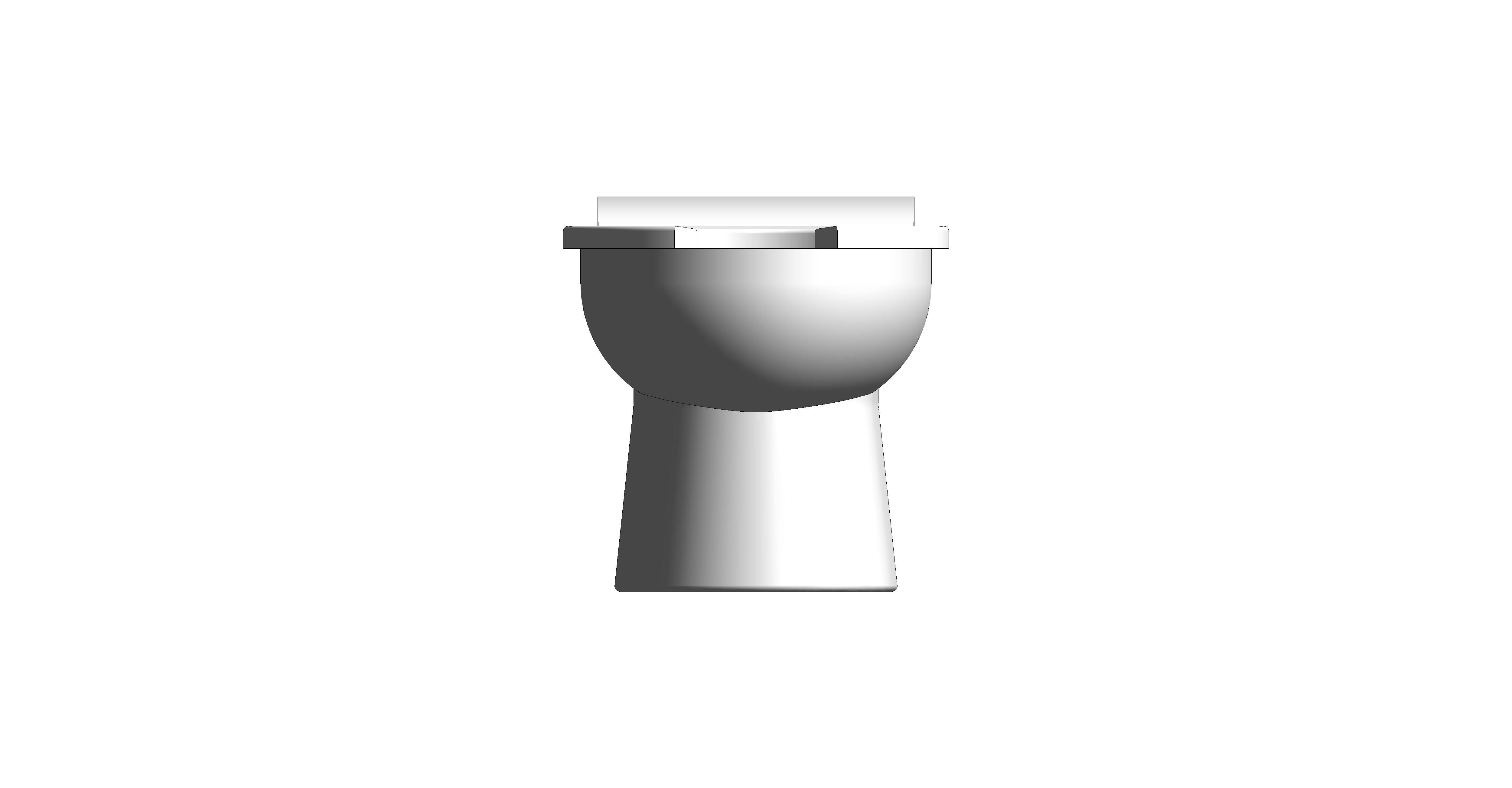 bimstore front image of the Rimless Infant Toilet Pan from Trade Washrooms