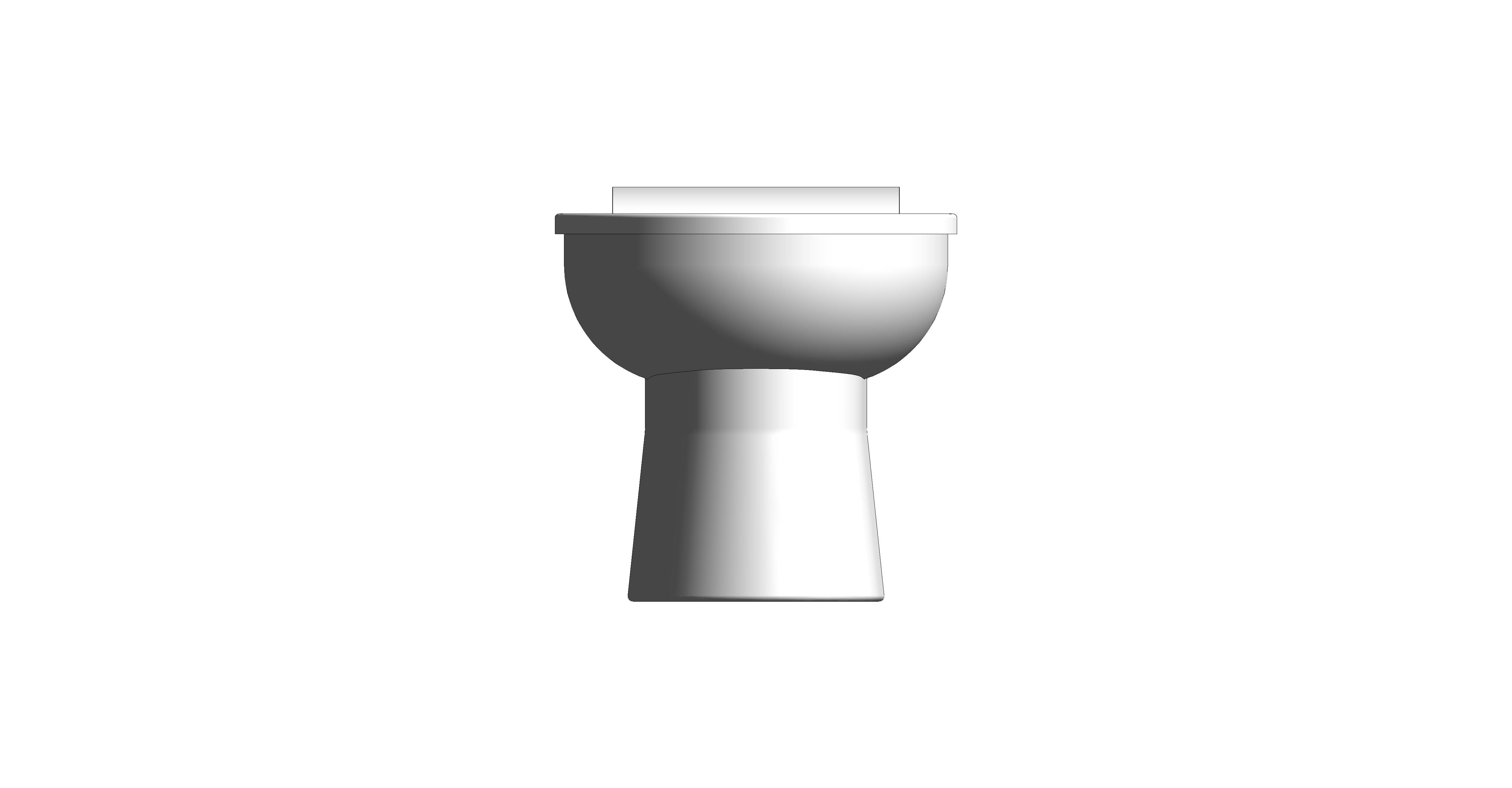 bimstore front image of the Rimless Junior Toilet Pan from Trade Washrooms
