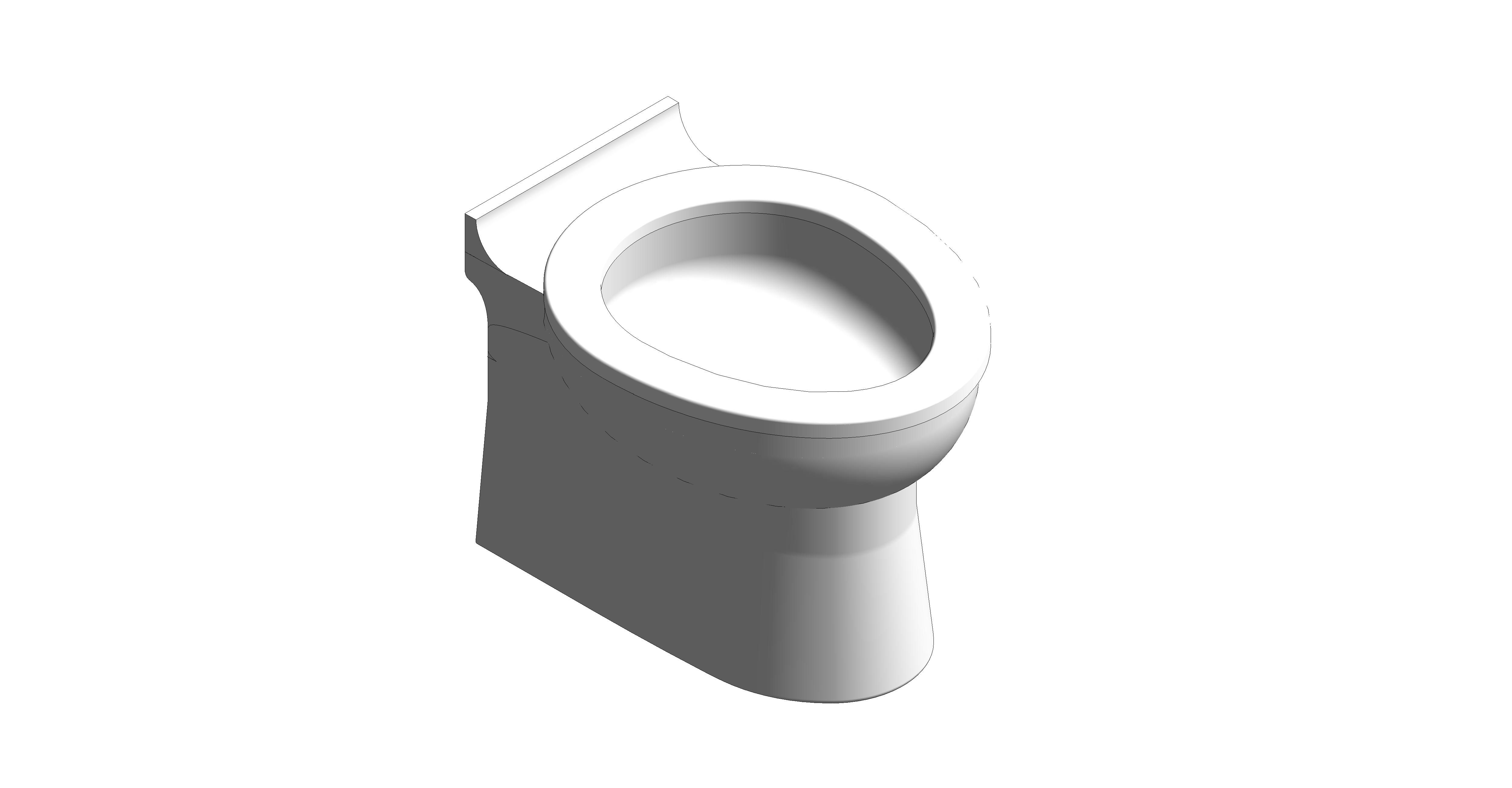 bimstore 3D image of the Rimless Junior Toilet Pan from Trade Washrooms