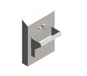 Product: Scrub-Up Trough Half-Height IPS Panel Assembly [HBN SU]