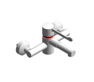 bim, store, revit, quality, content, download, free, trade, washrooms, sanitary, ware, plumbing, securitherm, wall, mounted, clinical, wash, mixer, mixing, tap, faucet