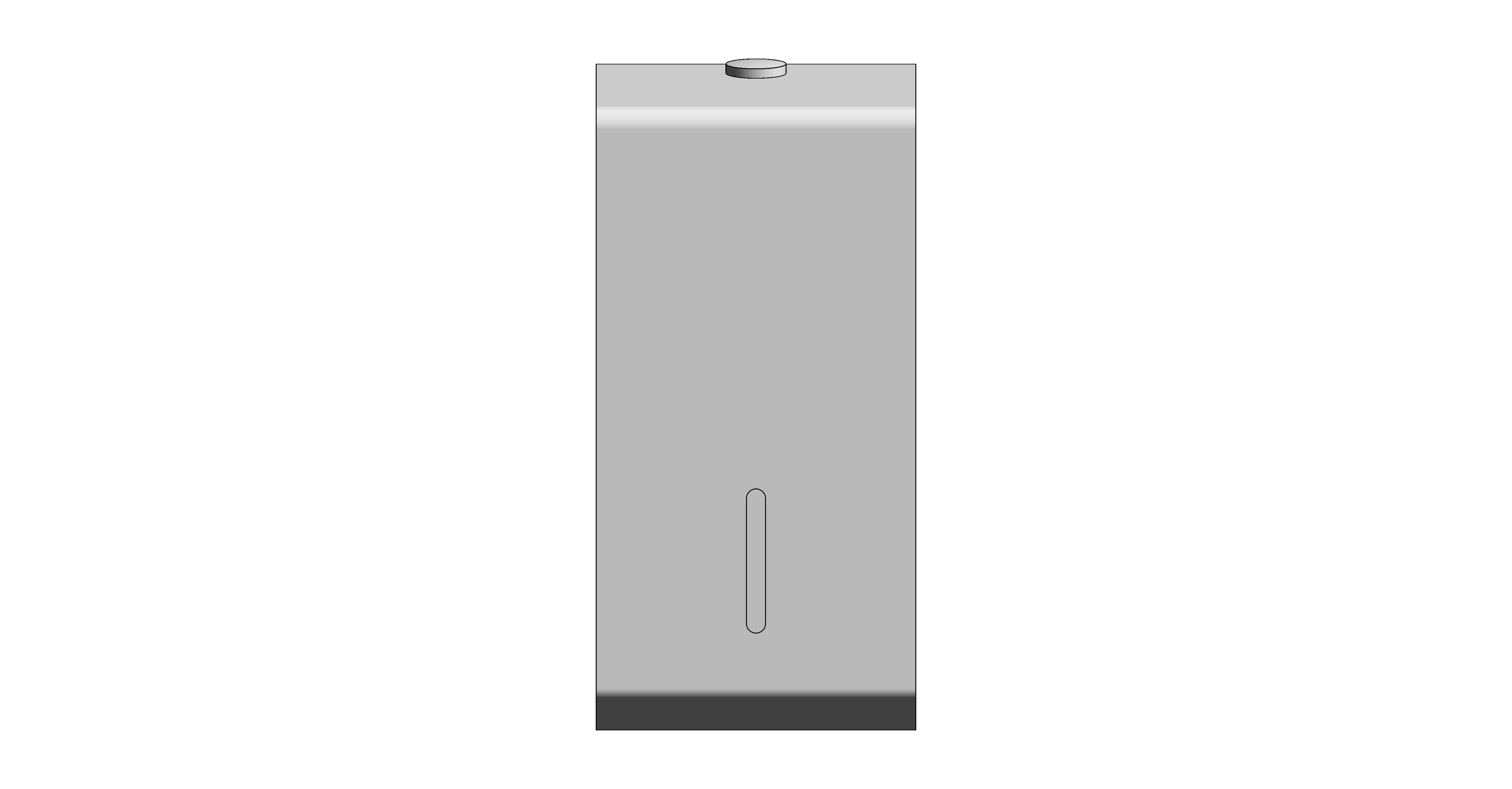 bimstore front image of the Stainless Steel Multiflat Tissue Dispenser from Trade Washrooms