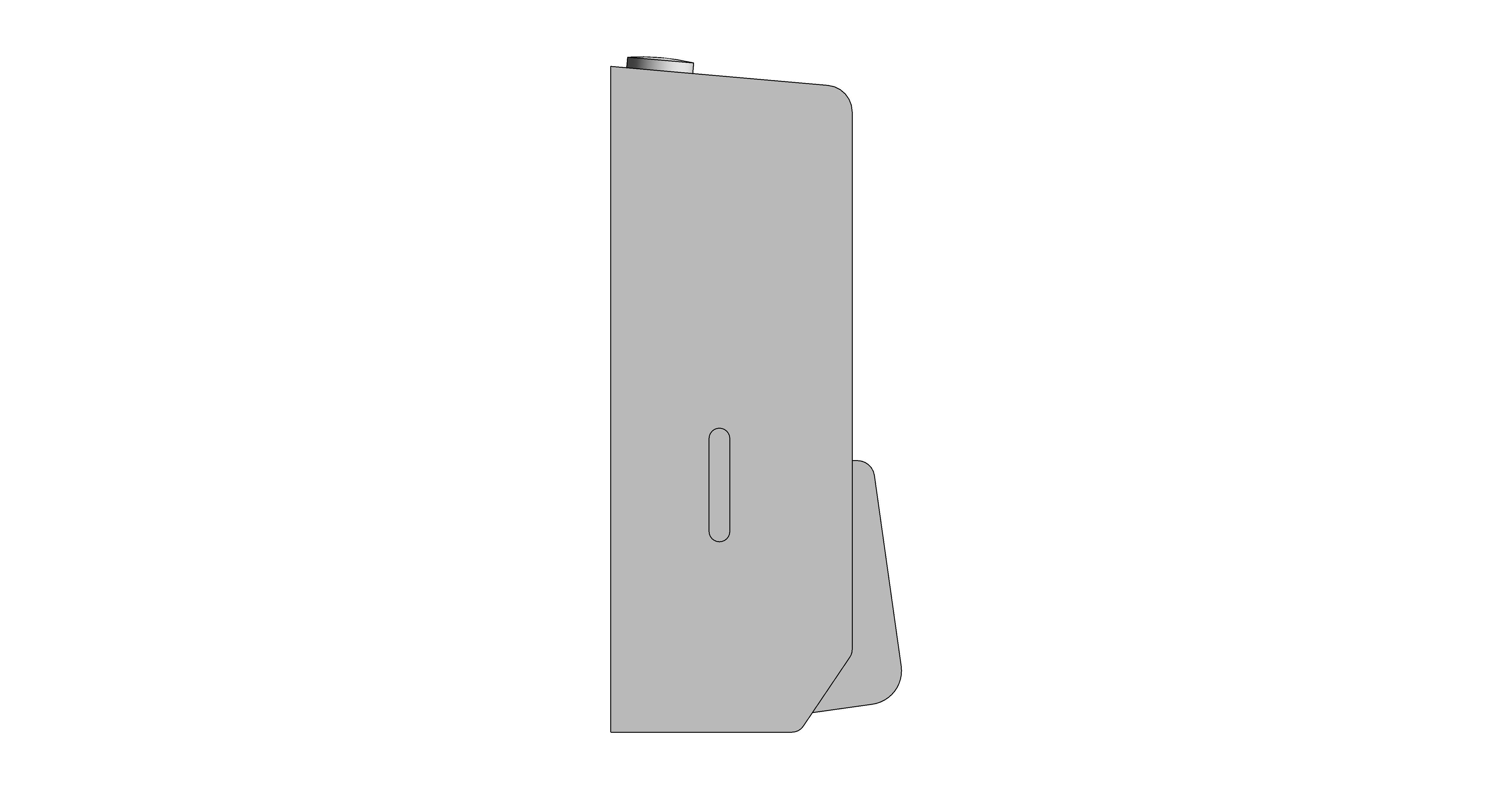 bimstore side image of the Stainless Steel Soap Dispenser from Trade Washrooms