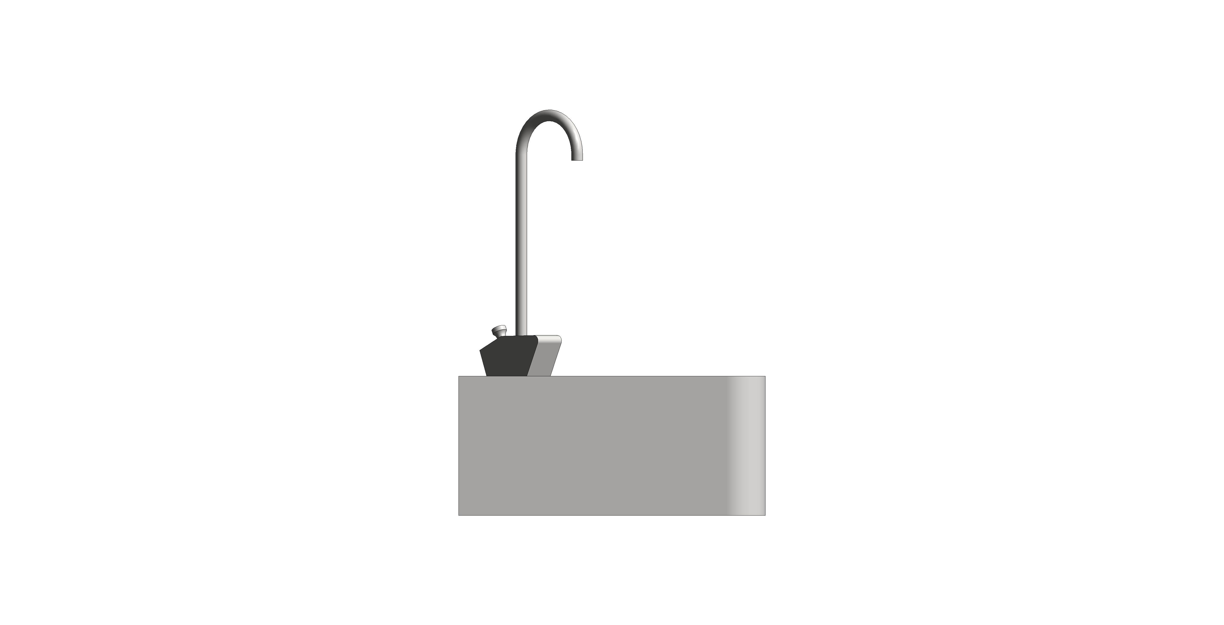 bimstore side image of the Wall Mounted Drinking Fountain from Trade Washrooms